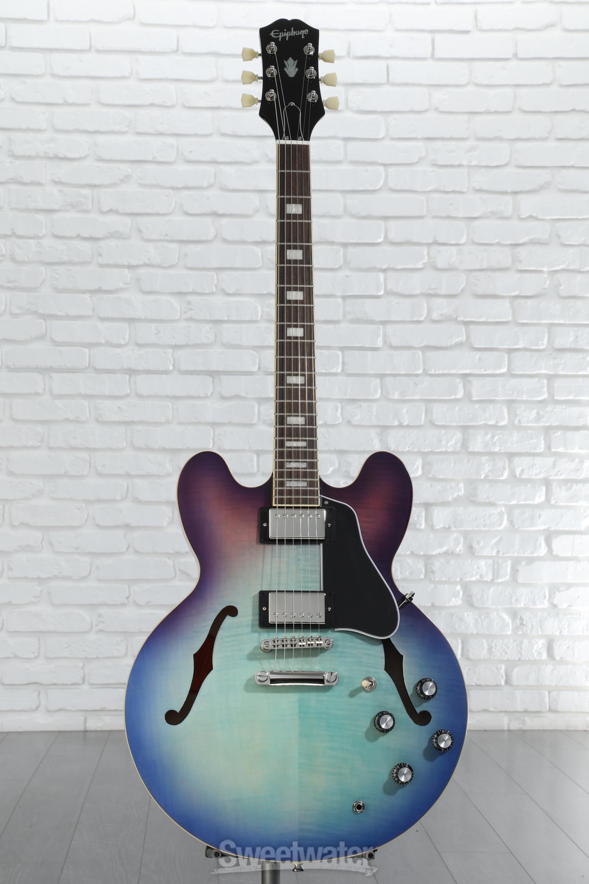 Epiphone ES-335 Figured Semi-hollowbody - Blueberry Burst