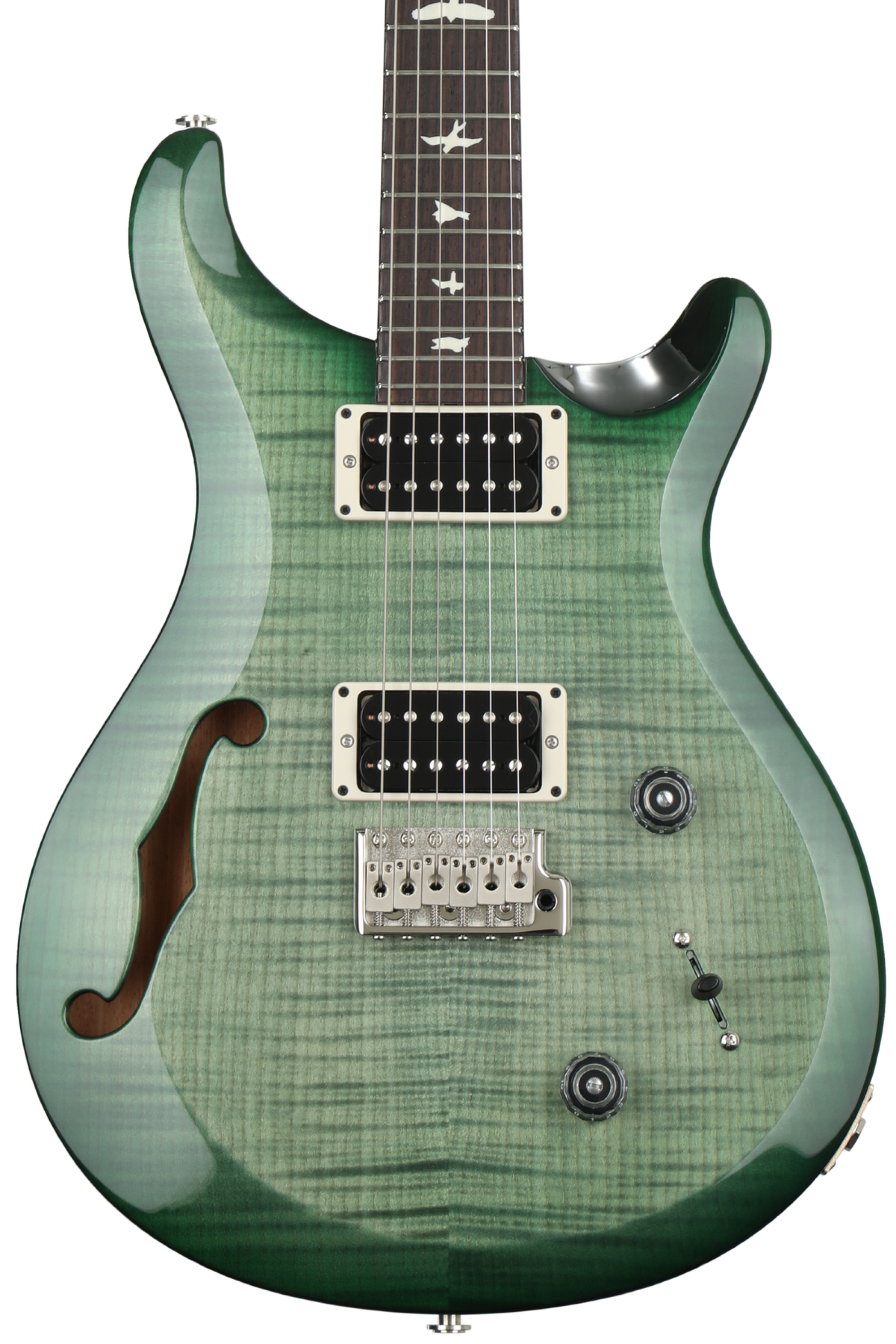 ギター PRS S2 Custom 22 moss green PRS S2 Custom 22 Semi Hollow Moss Green Smokeburst (601