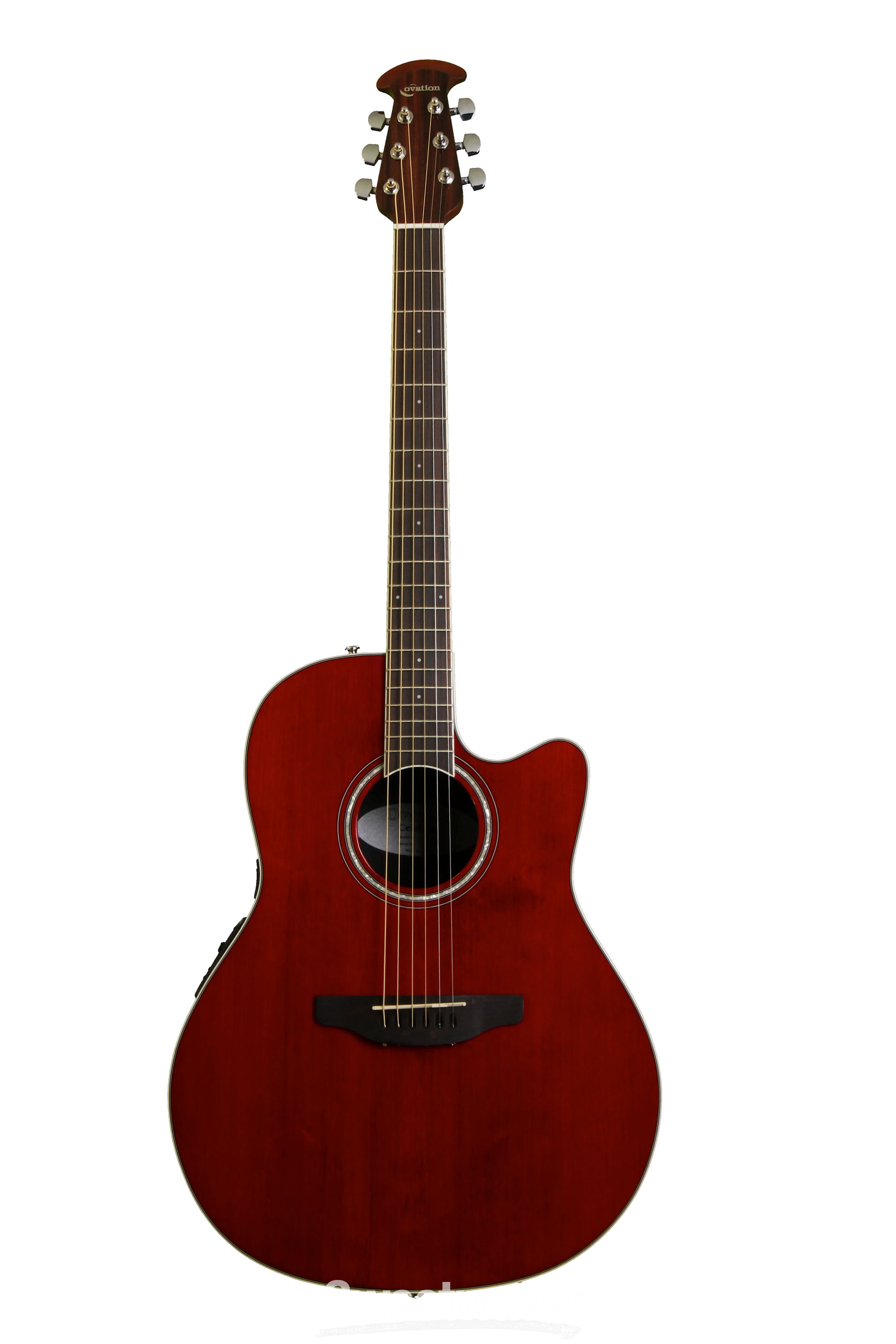 Ovation Celebrity Standard Mid-depth Acoustic-electric Guitar - Ruby 