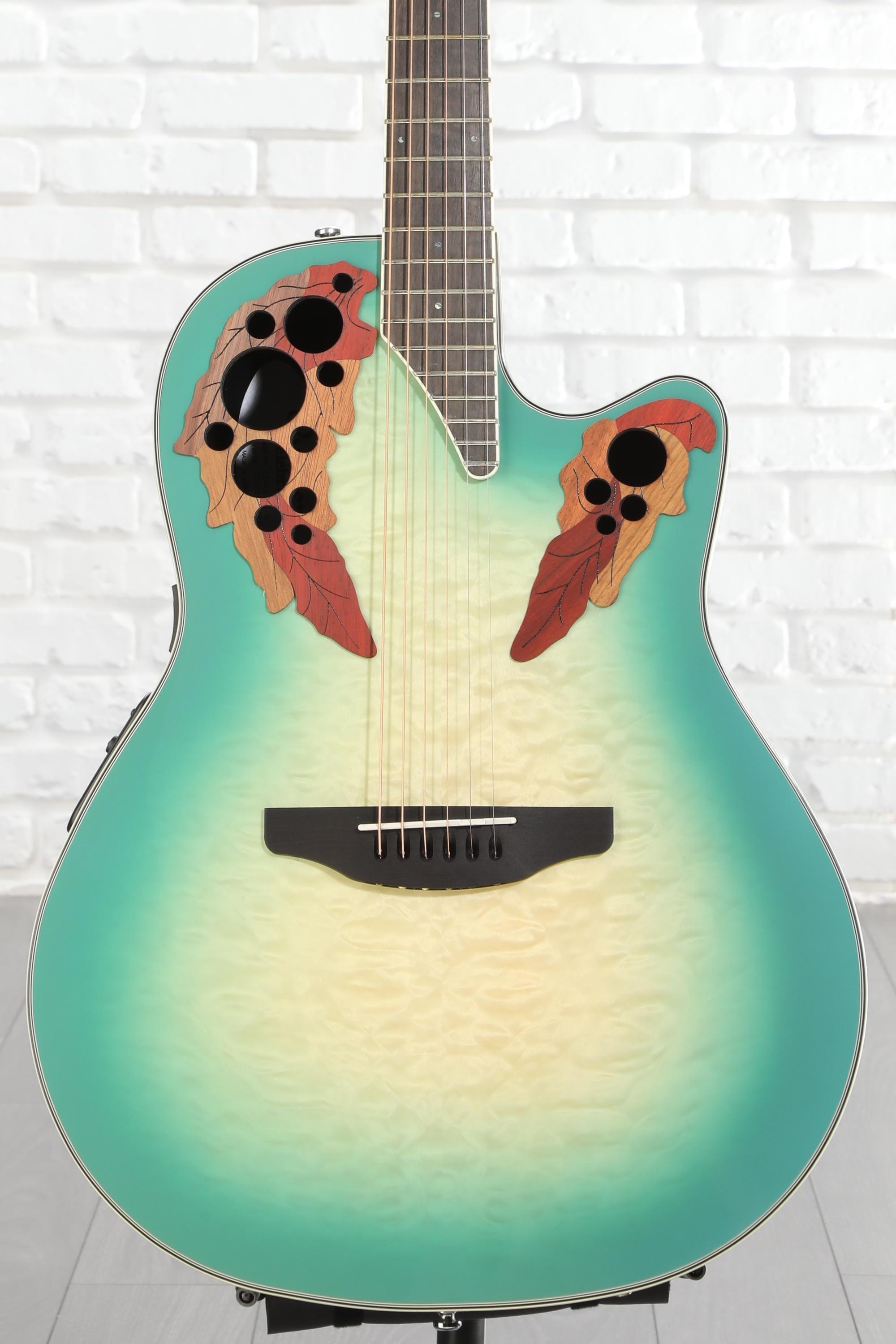 Ovation Celebrity Elite Plus CE44X-9B Mid-depth Acoustic-electric