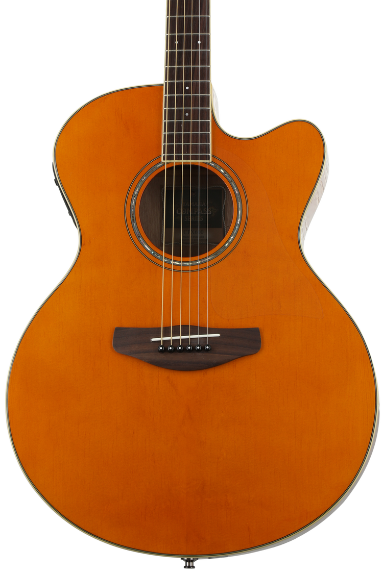 Yamaha CPX600 Medium Jumbo Cutaway - Vintage Tint | Sweetwater