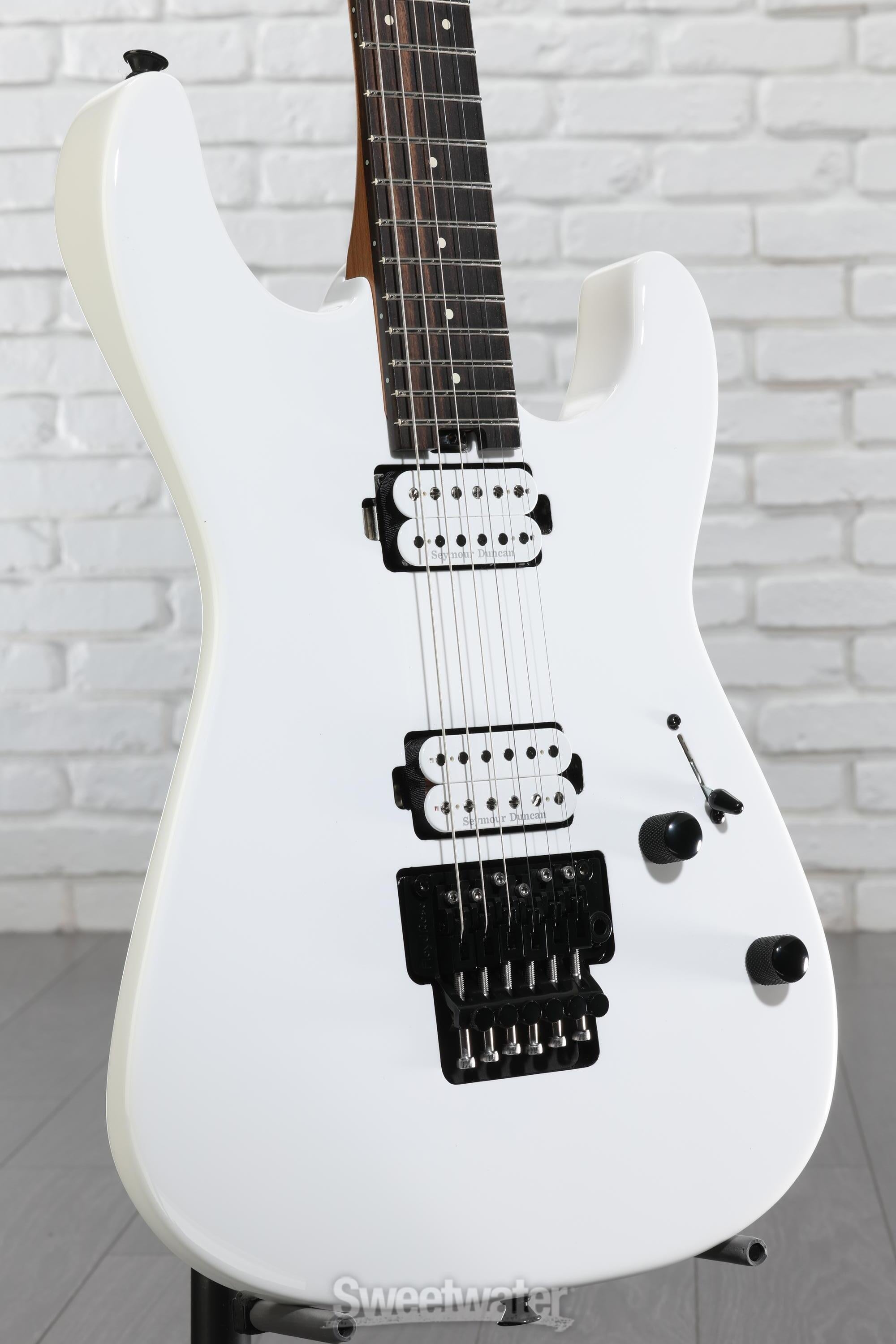 Charvel Pro-Mod Plus SC1 HH FR Electric Guitar - Snow White