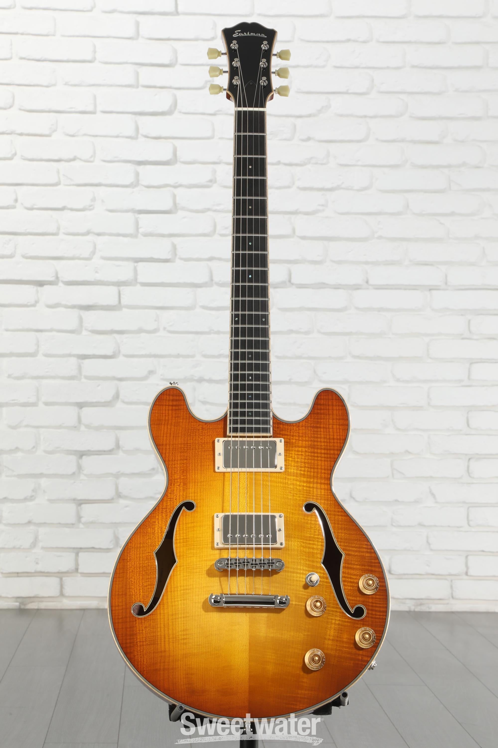 Eastman Guitars T184MX-GB Thinline Semi-hollowbody Electric Guitar