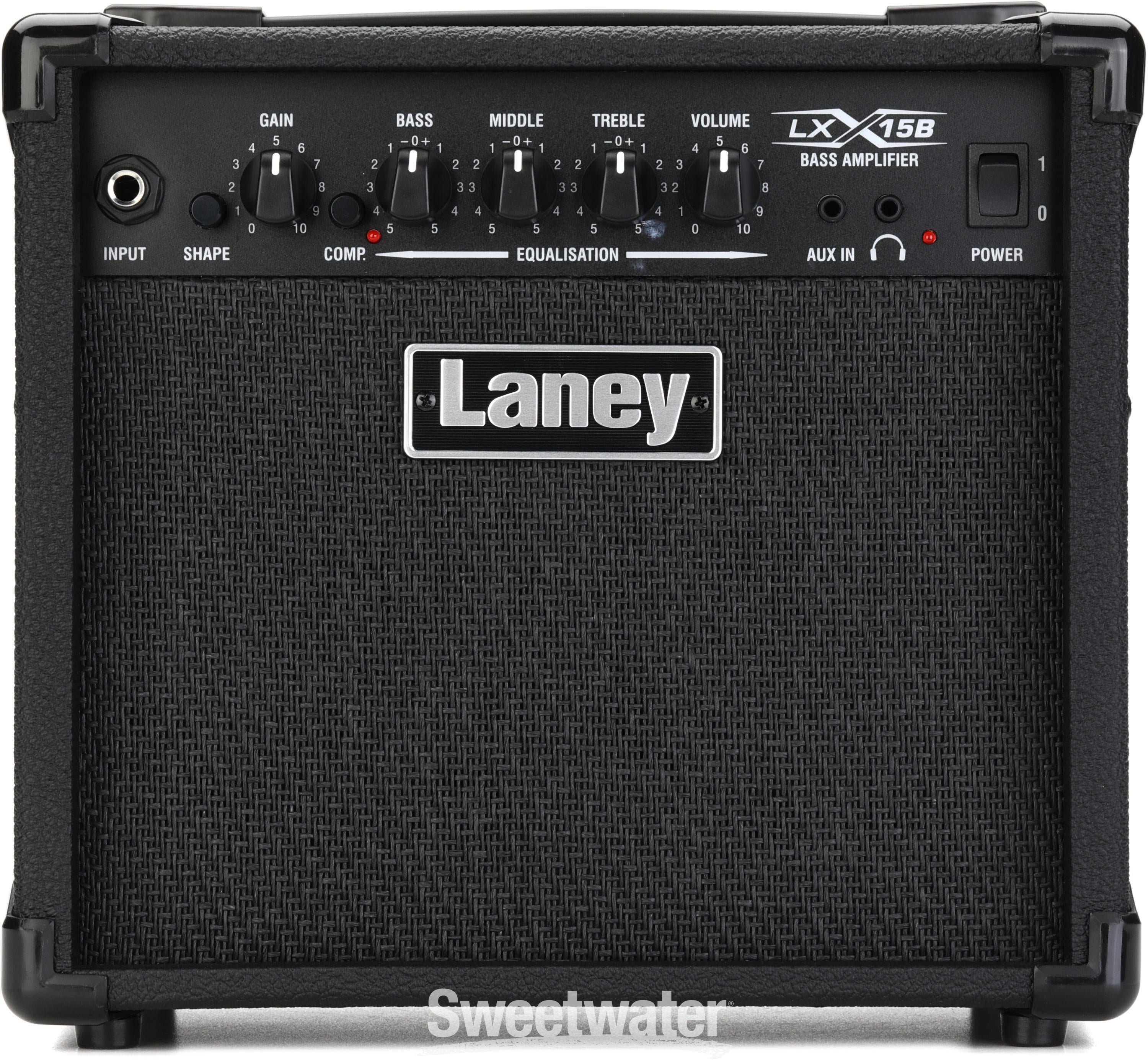 Laney LX15B 2 x 5-inch 15-watt Bass Combo Amp | Sweetwater