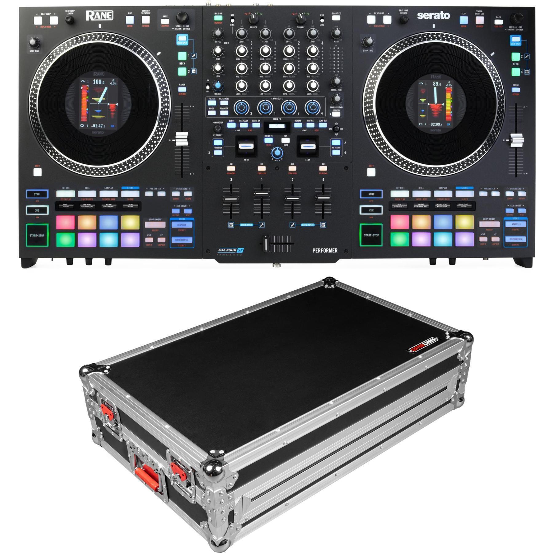 Rane Performer 4-channel Motorized DJ Controller with Flight Rane Performer 4-channel Motorized DJ Controller with Flight