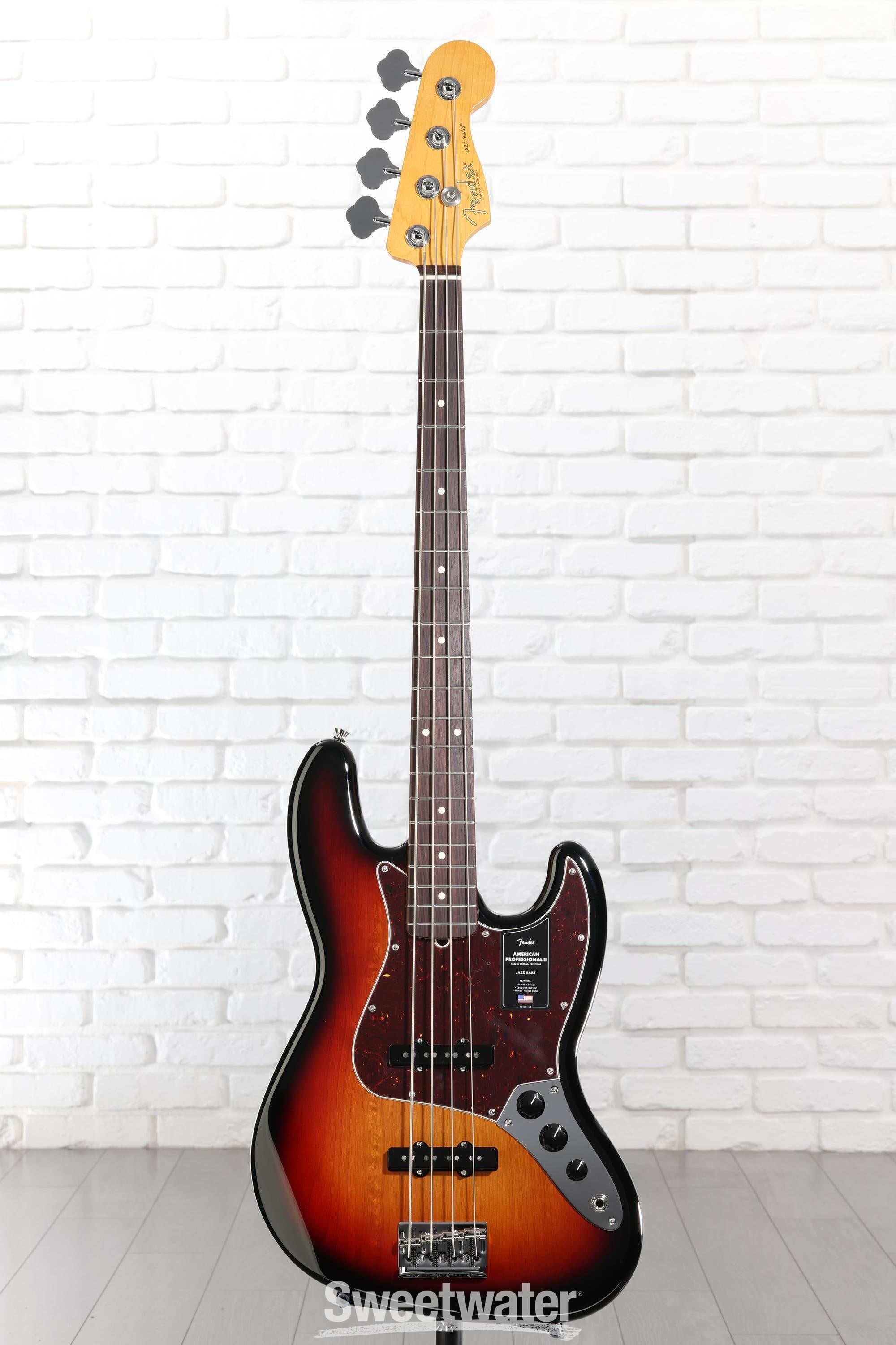 Fender American Professional II Jazz Bass - 3 Color Sunburst with