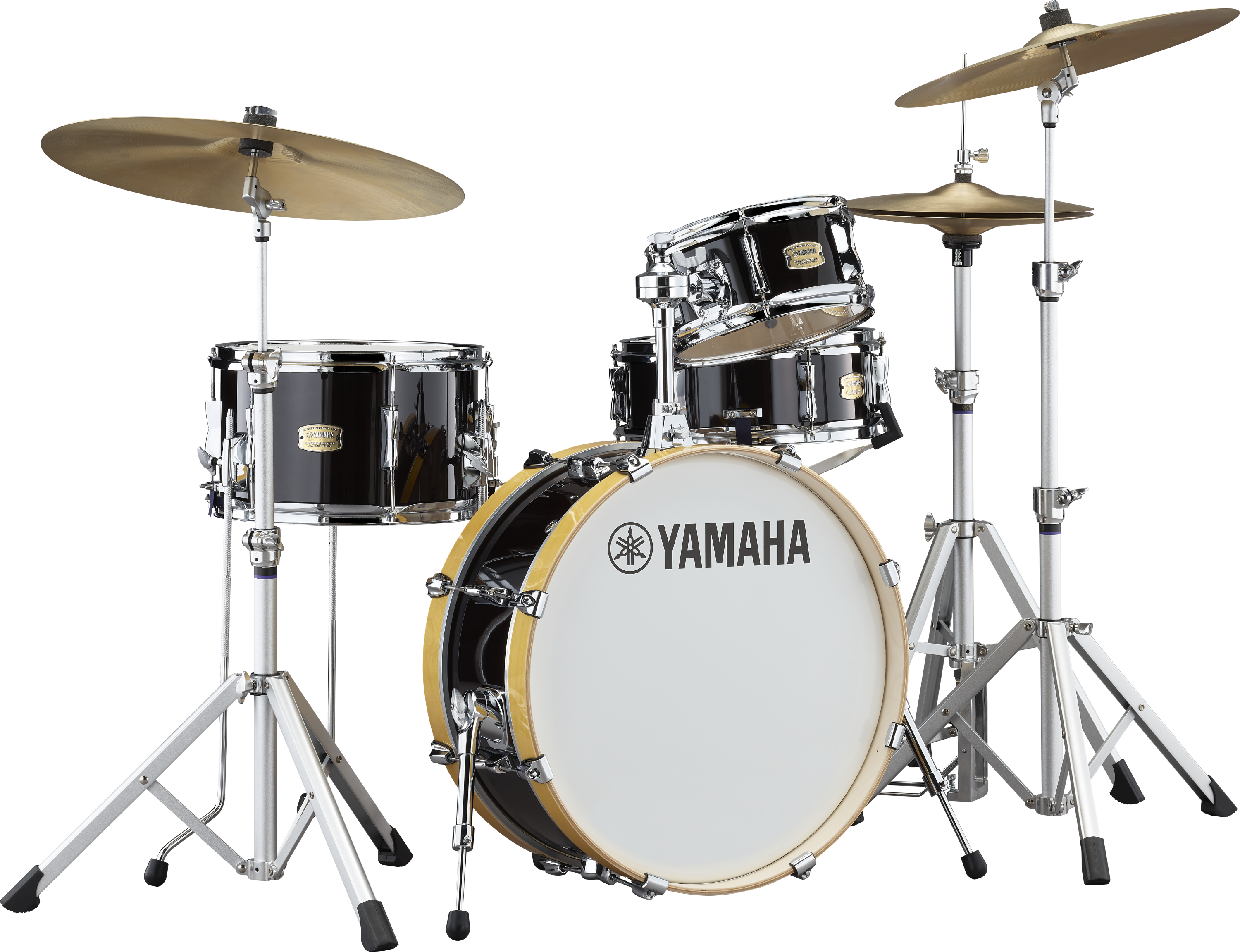 Yamaha SBP0F4H Stage Custom Hip 4-piece Shell Pack - Raven Black