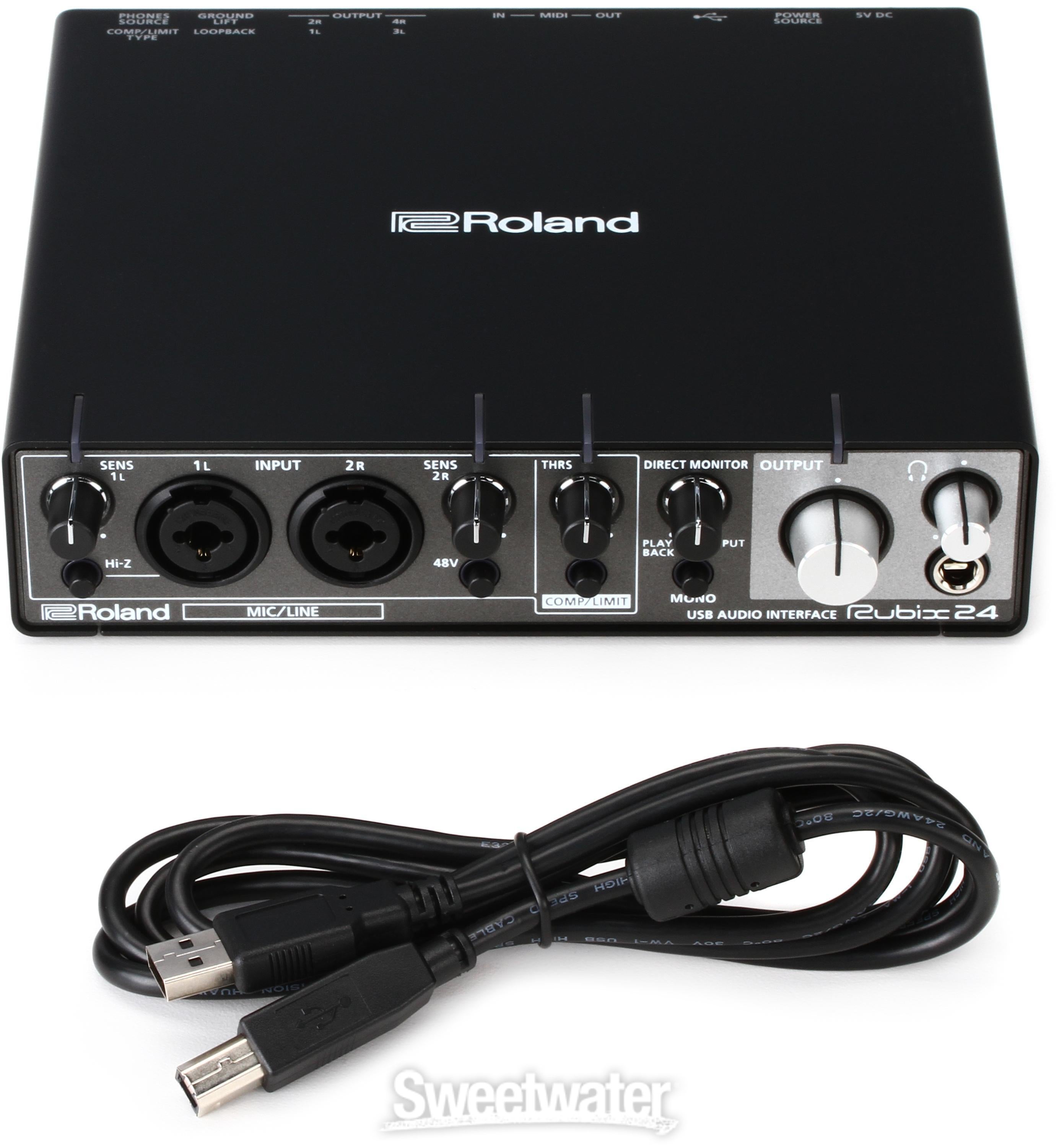 Roland Rubix 24 USB Audio Interface | Sweetwater