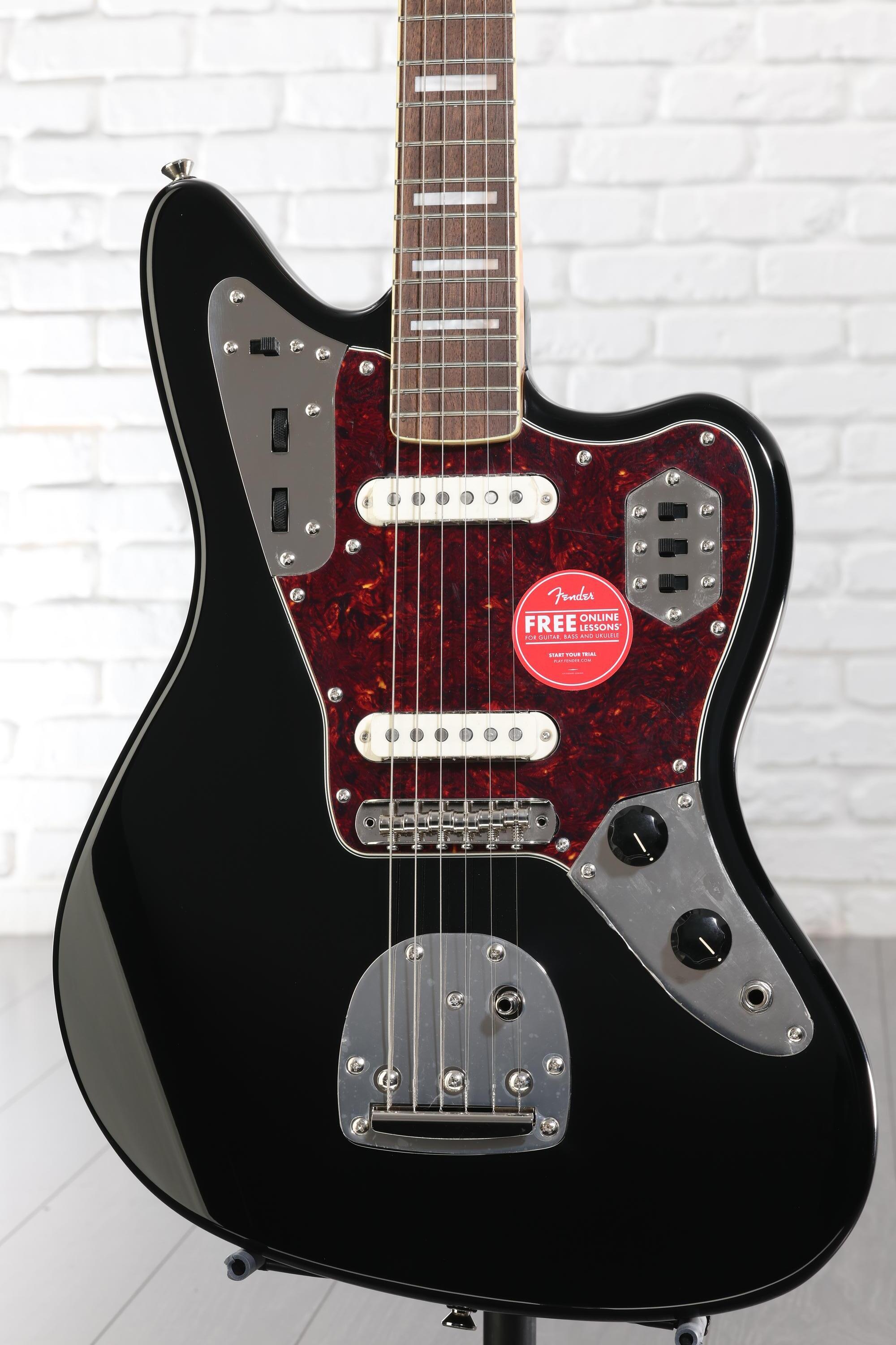 Squier Classic Vibe '70s Jaguar - Black Reviews | Sweetwater