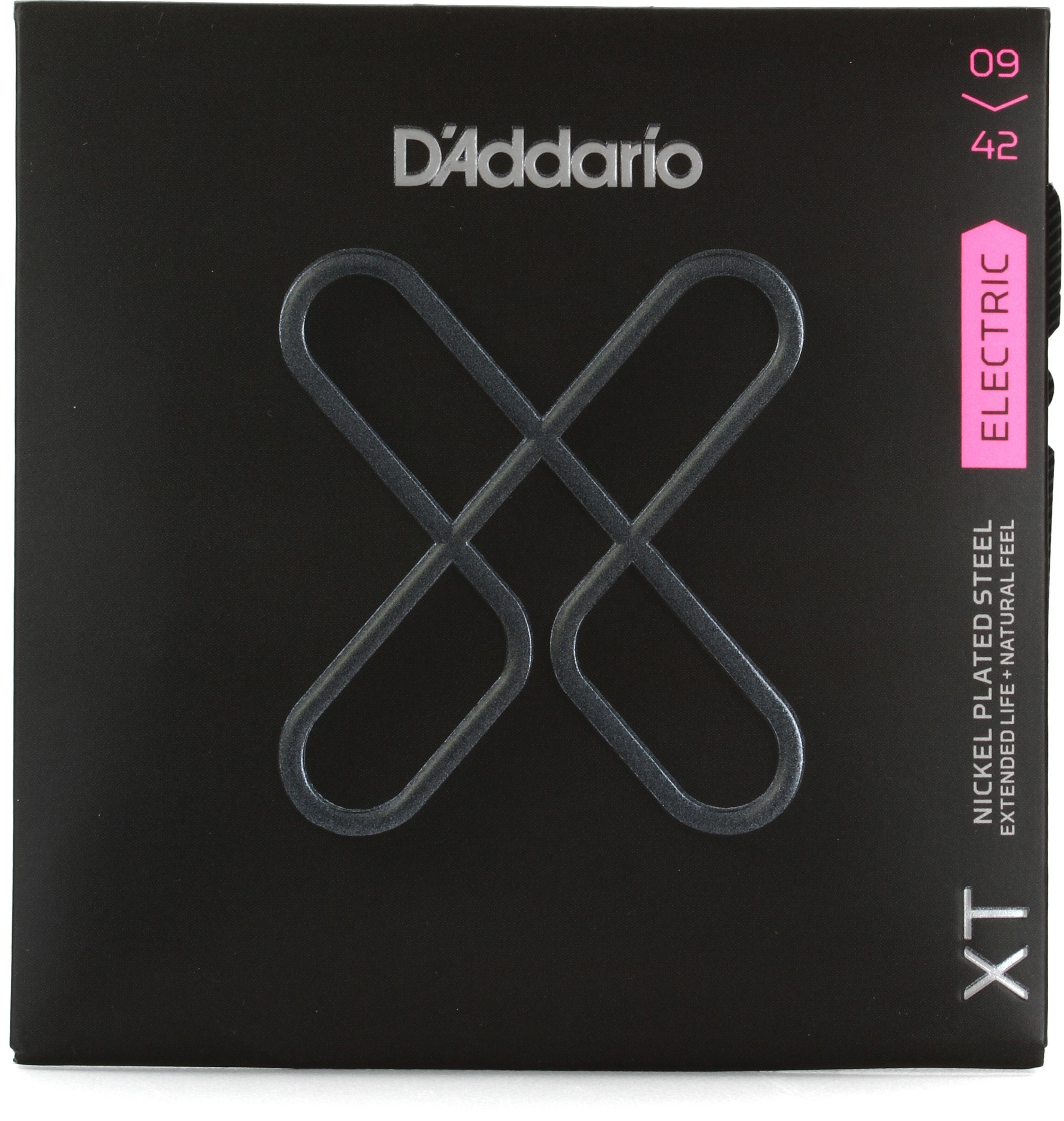 D'Addario XTE0942 XT Nickel Wound Electric Guitar Strings - .009