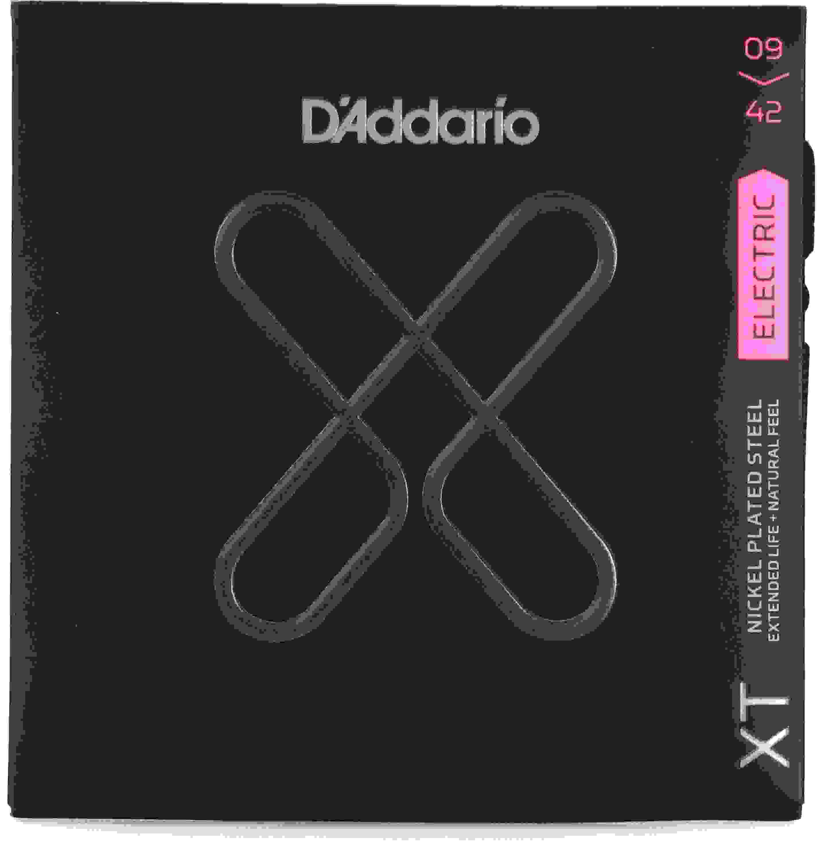 D'Addario XTE0942 XT Nickel Wound Electric Guitar Strings - .009-.042 Super Light
