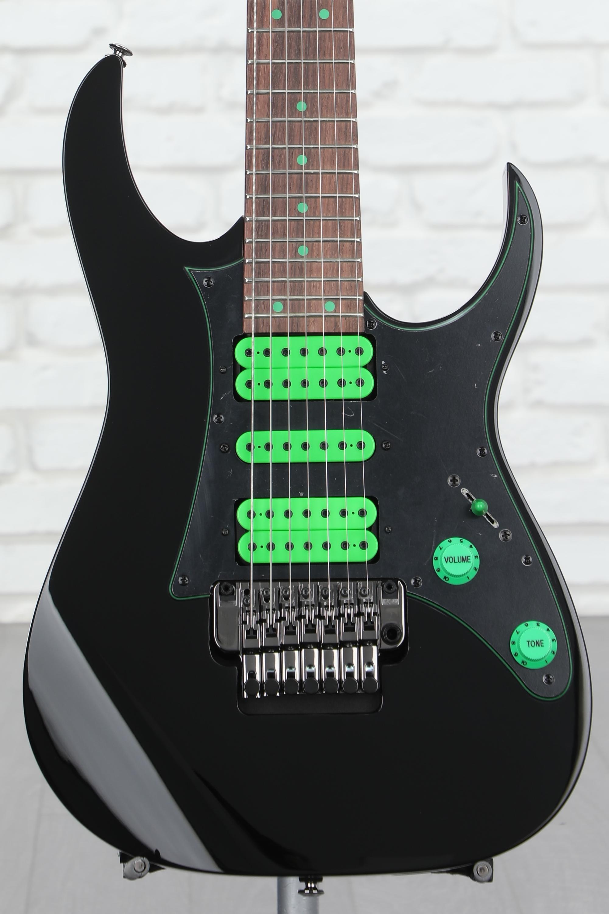 Ibanez Steve Vai Signature Premium Universe UV70P 7-string Electric Guitar  - Black