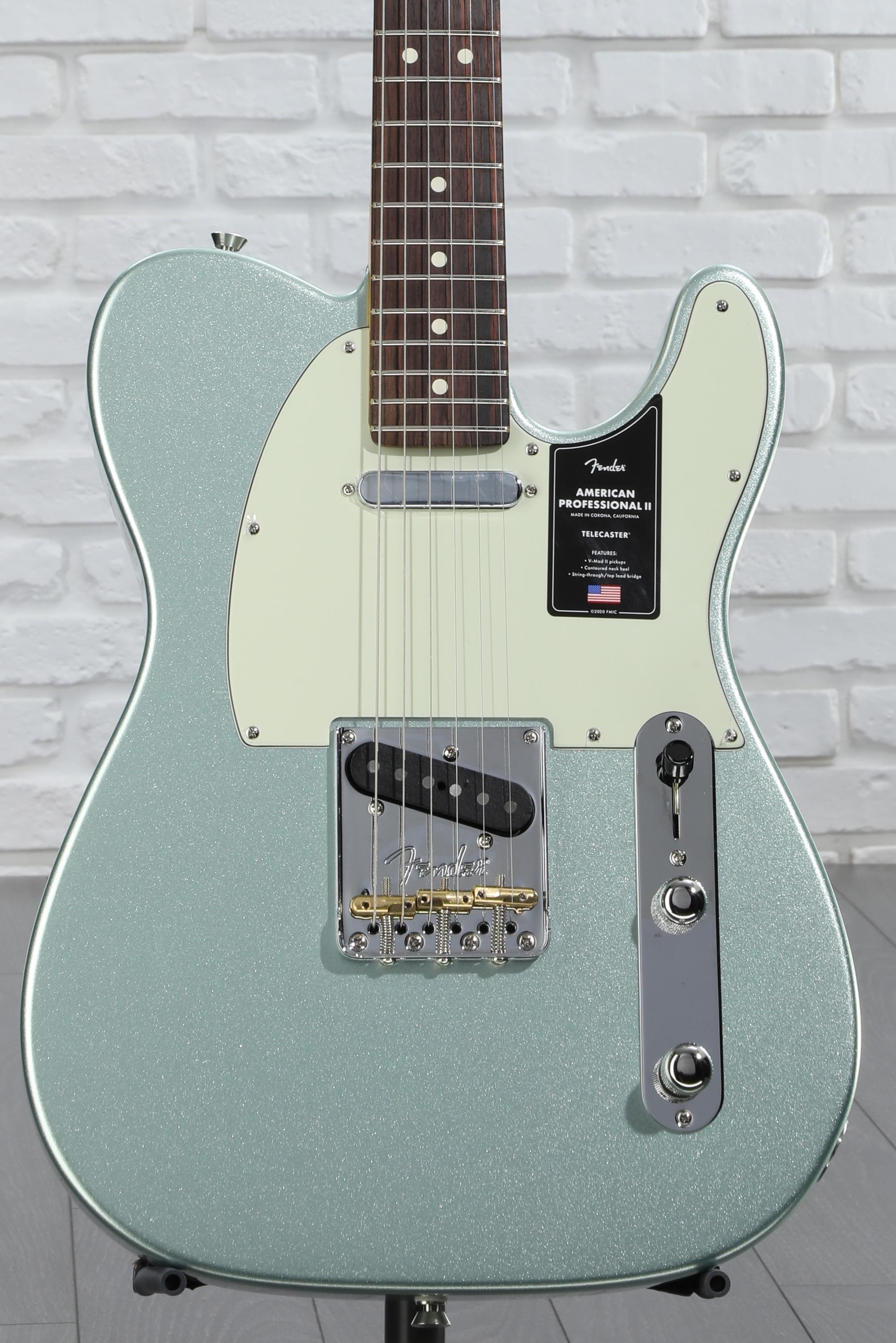 Fender American Professional II Telecaster - Mystic Surf Green with Rosewood Fingerboard