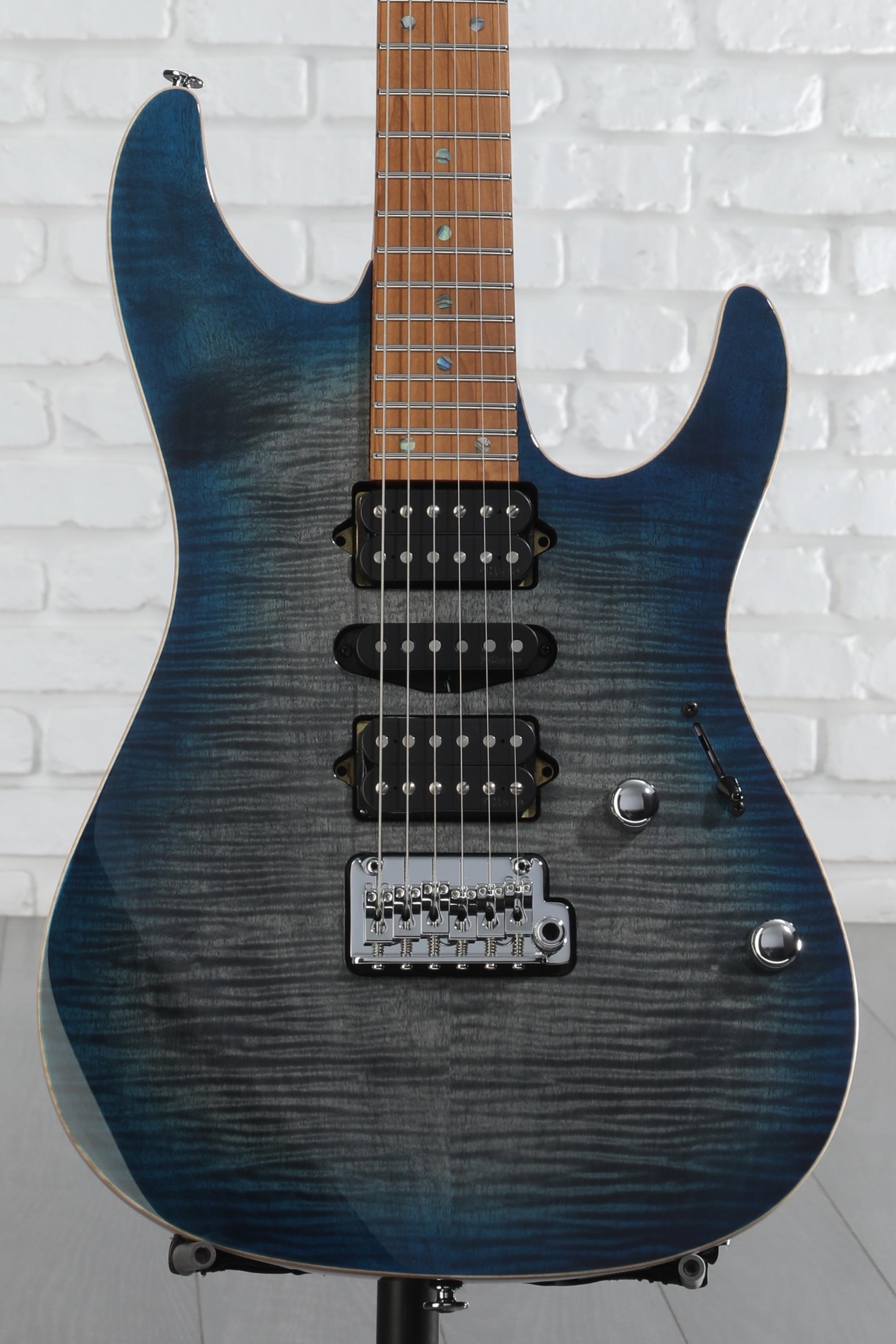ギター Ibanez AZ2407F-SDE Prestige (Sodalite) Ibanez Prestige AZ2407F Electric Guitar - Sodalite | Sweetwater