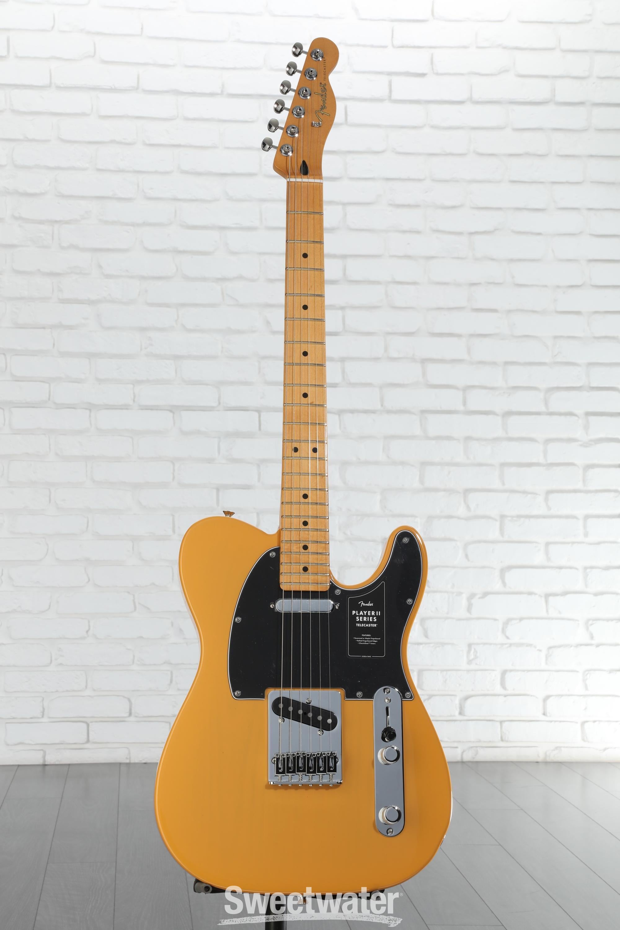 ギター Fender Player II Telecaster Butterscotch Fender Player II Telecaster Butterscotch Blonde Chambered