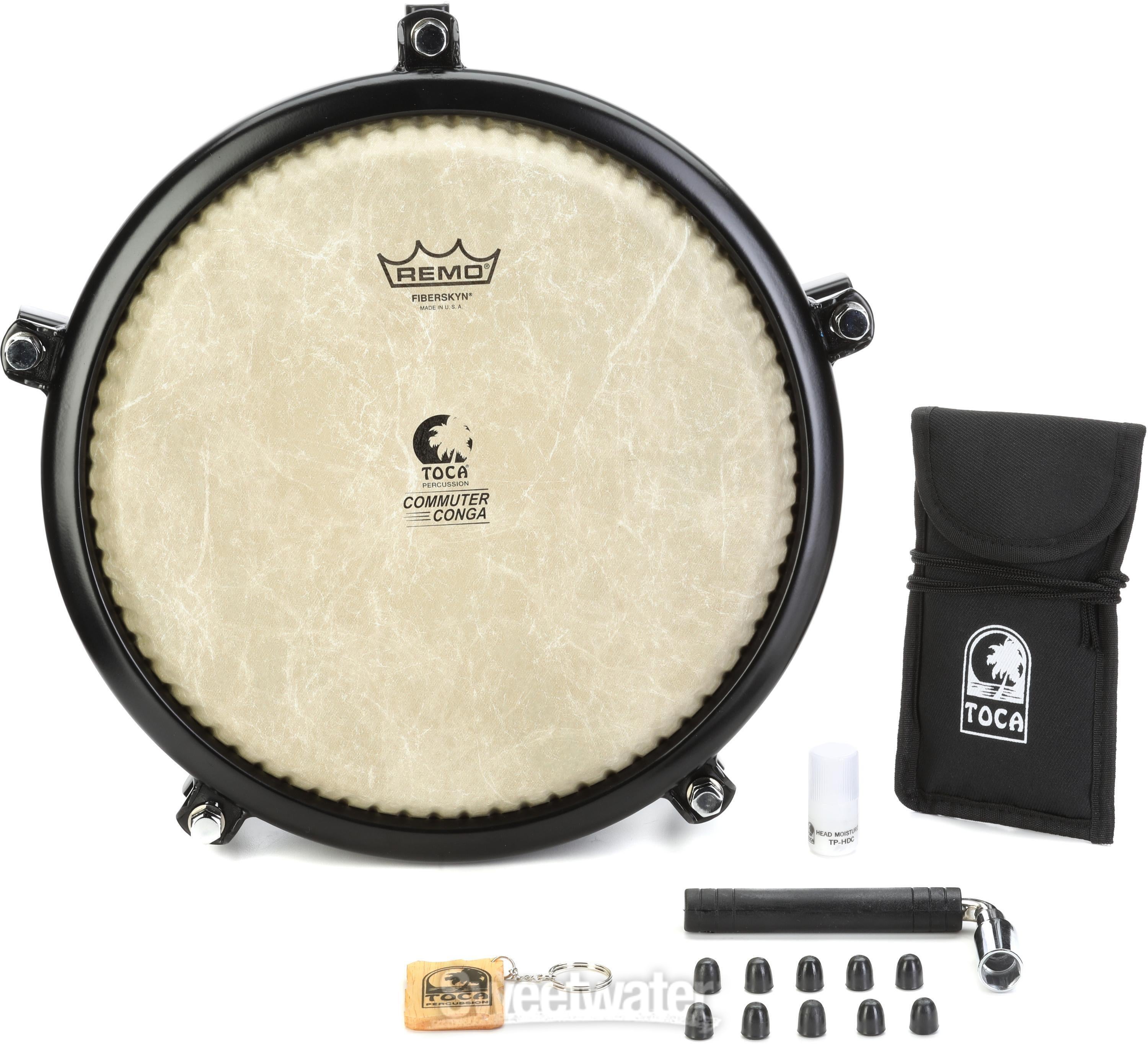 Toca Percussion Commuter Conga with Stand - 11 inch | Sweetwater Toca Percussion Commuter Conga with Stand - 11 inch | Sweetwater