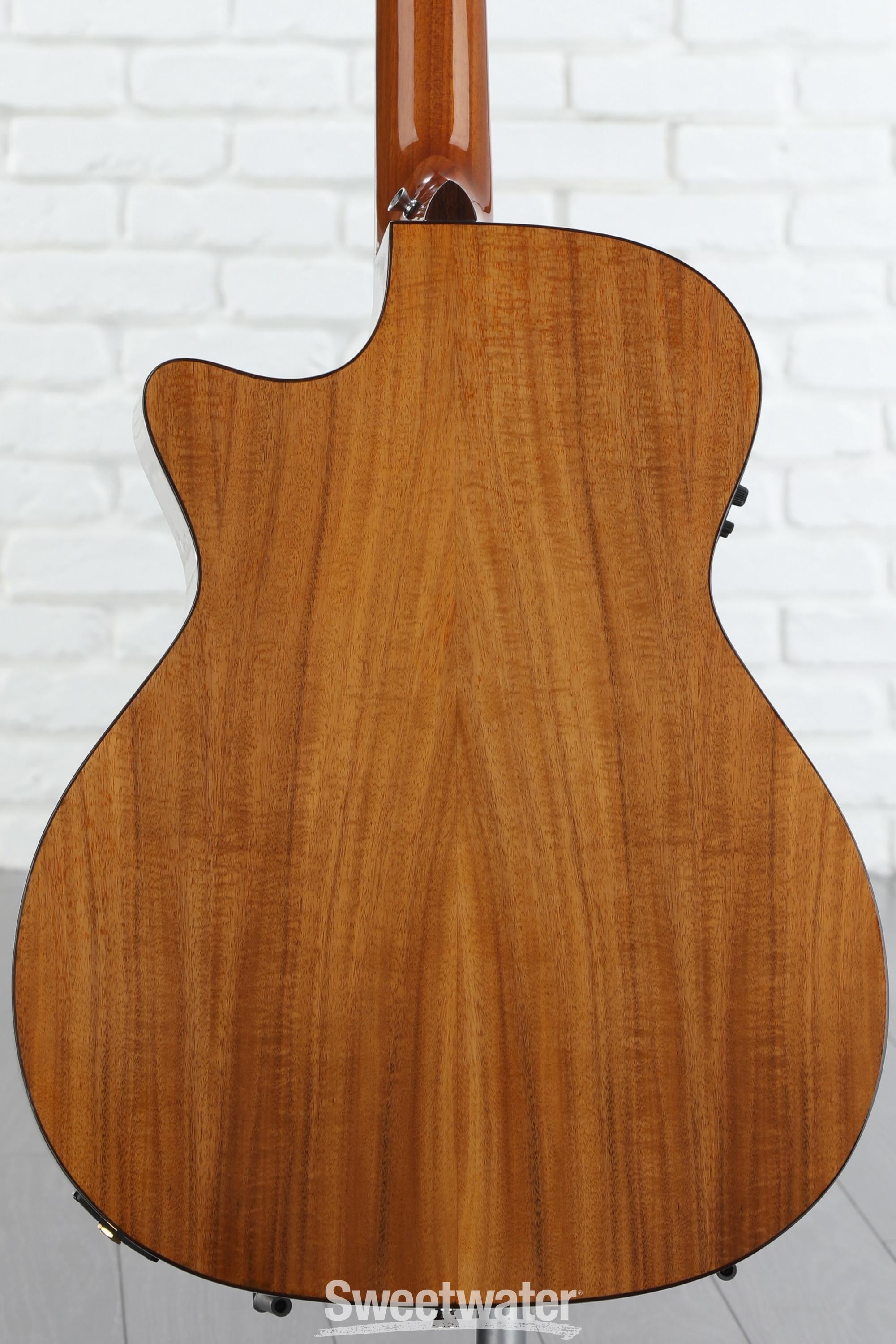 Luna Vineyard Koa Bevel Nylon Acoustic-electric Guitar - Natural Gloss