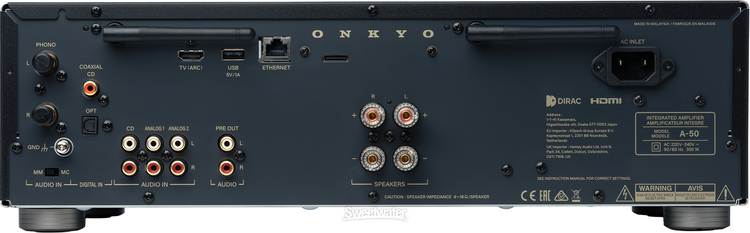 Onkyo Icon Series A-50 Network Integrated Amplifier - Black