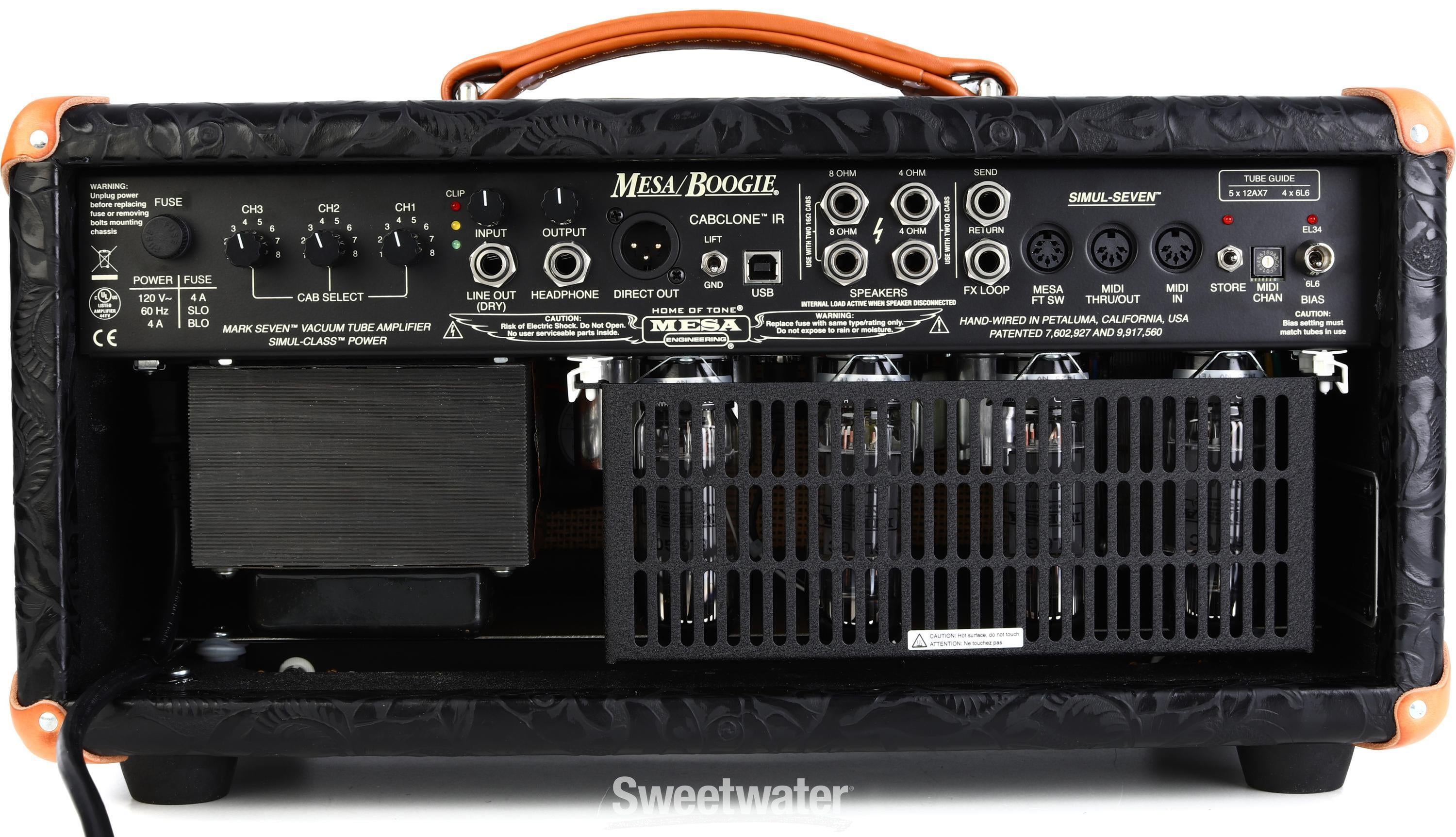 Mesa/Boogie Mark VII 90-watt Tube Amp Head - Black Floral