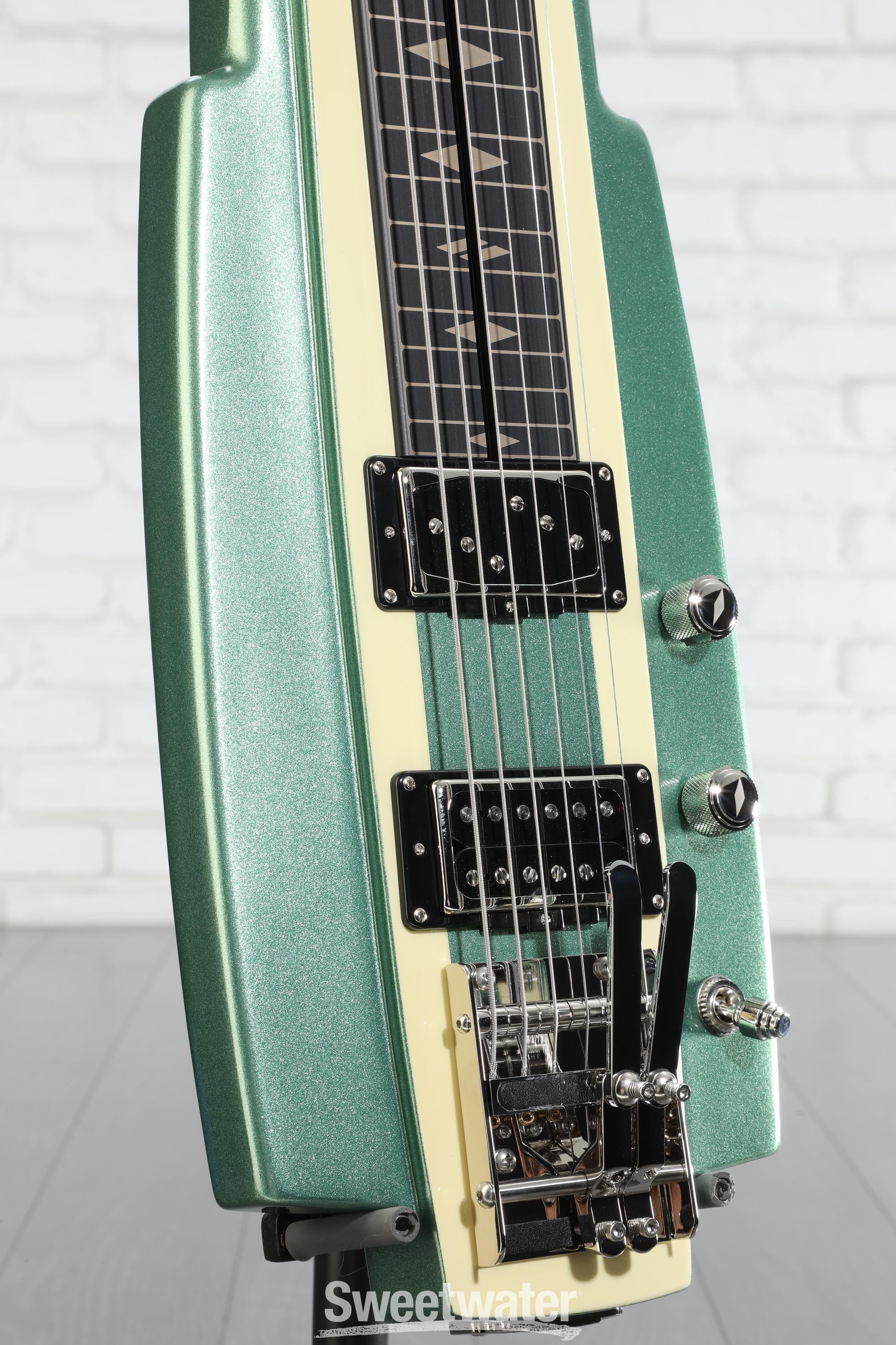ボーダーレス オルサンクのパランティールfoil Duesenberg Fairytale Lapsteel - Catalina Harbor Green | Sweetwater