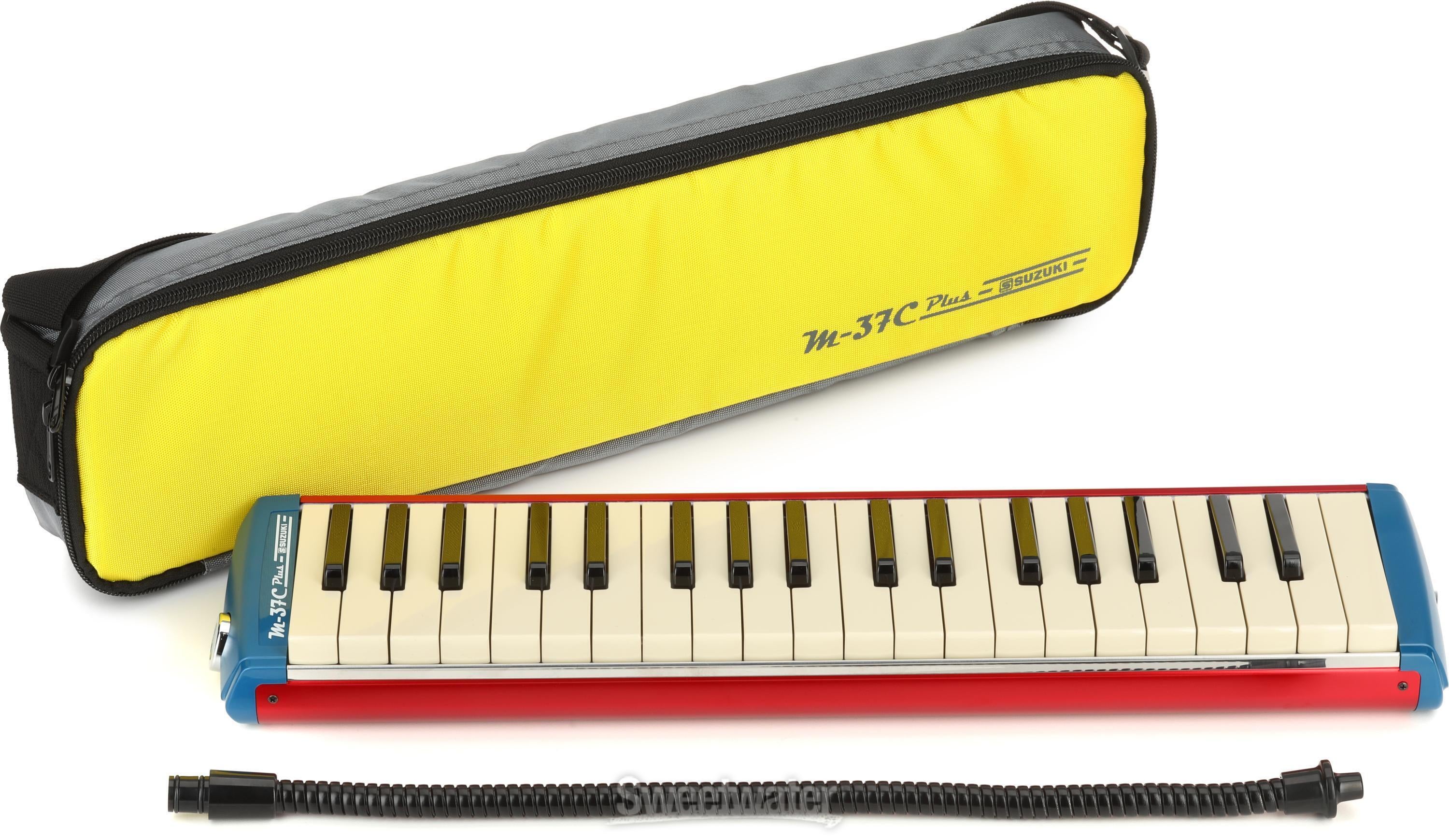 Suzuki M-37C Plus Special Edition Alto Melodion - Red/Blue