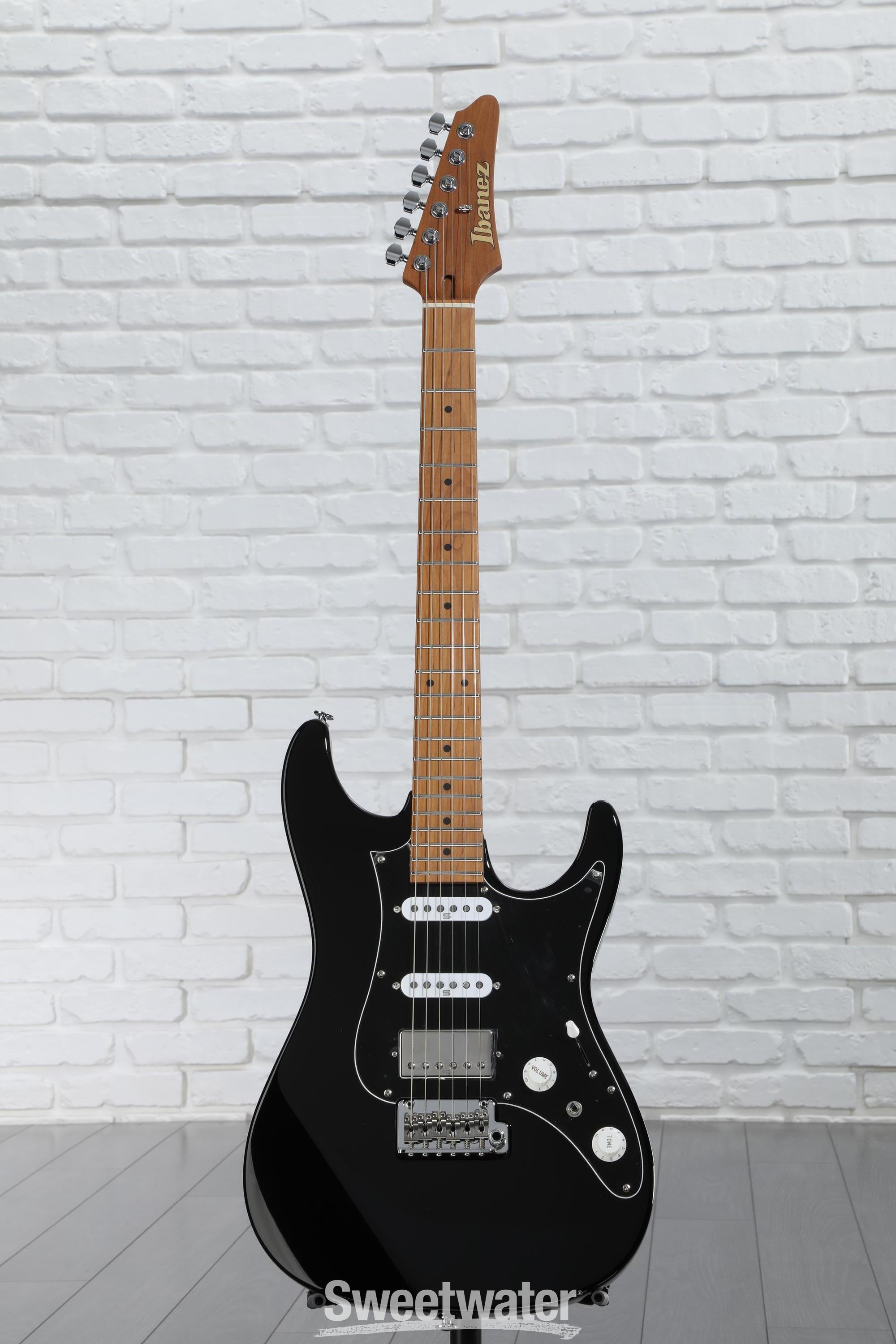ギター Ibanez Prestige AZ2204B Ibanez Prestige AZ2204B Electric Guitar - Black | Sweetwater