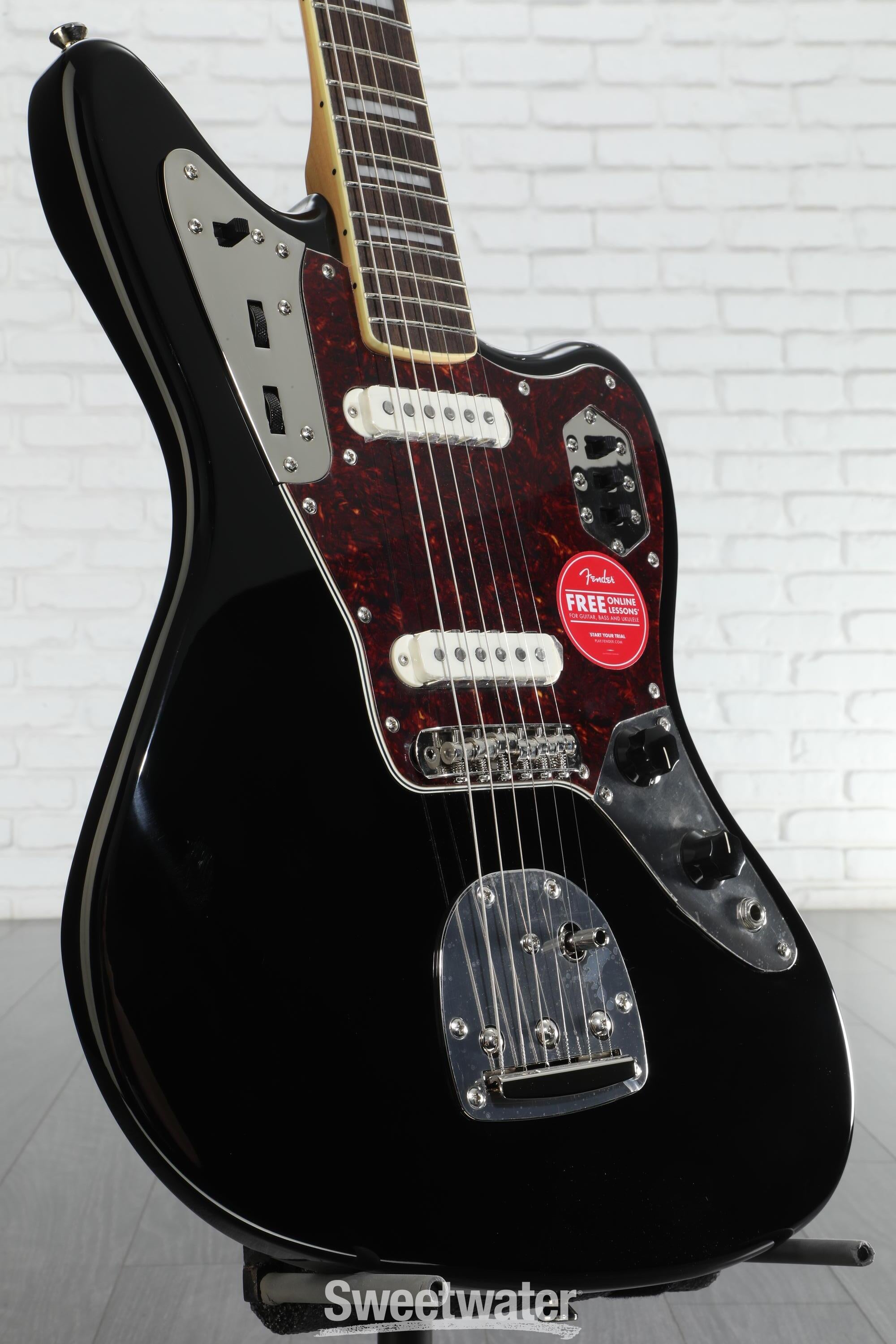 Squier Classic Vibe '70s Jaguar - Black | Sweetwater