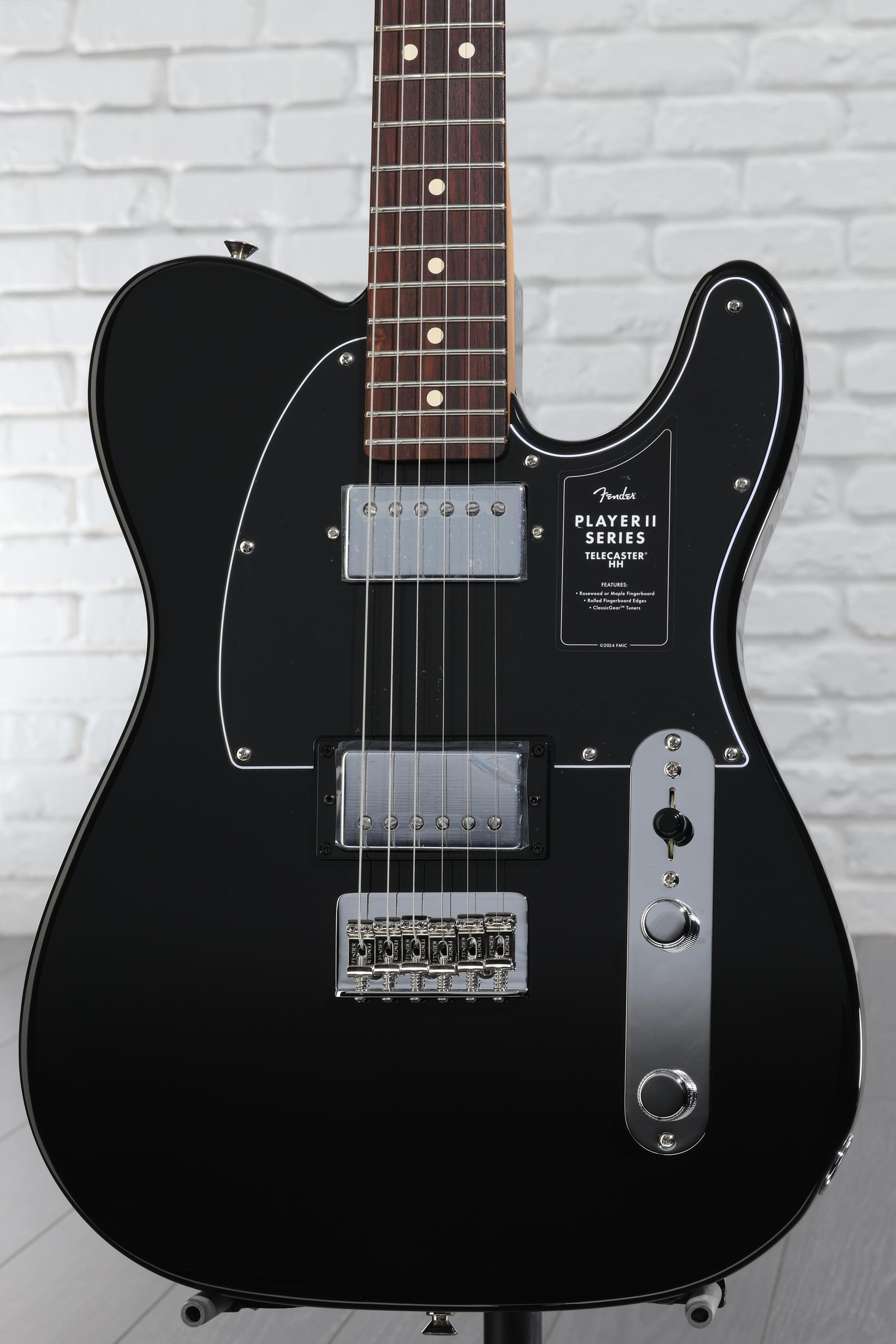 Fender Player II Telecaster HH Electric Guitar - Black with