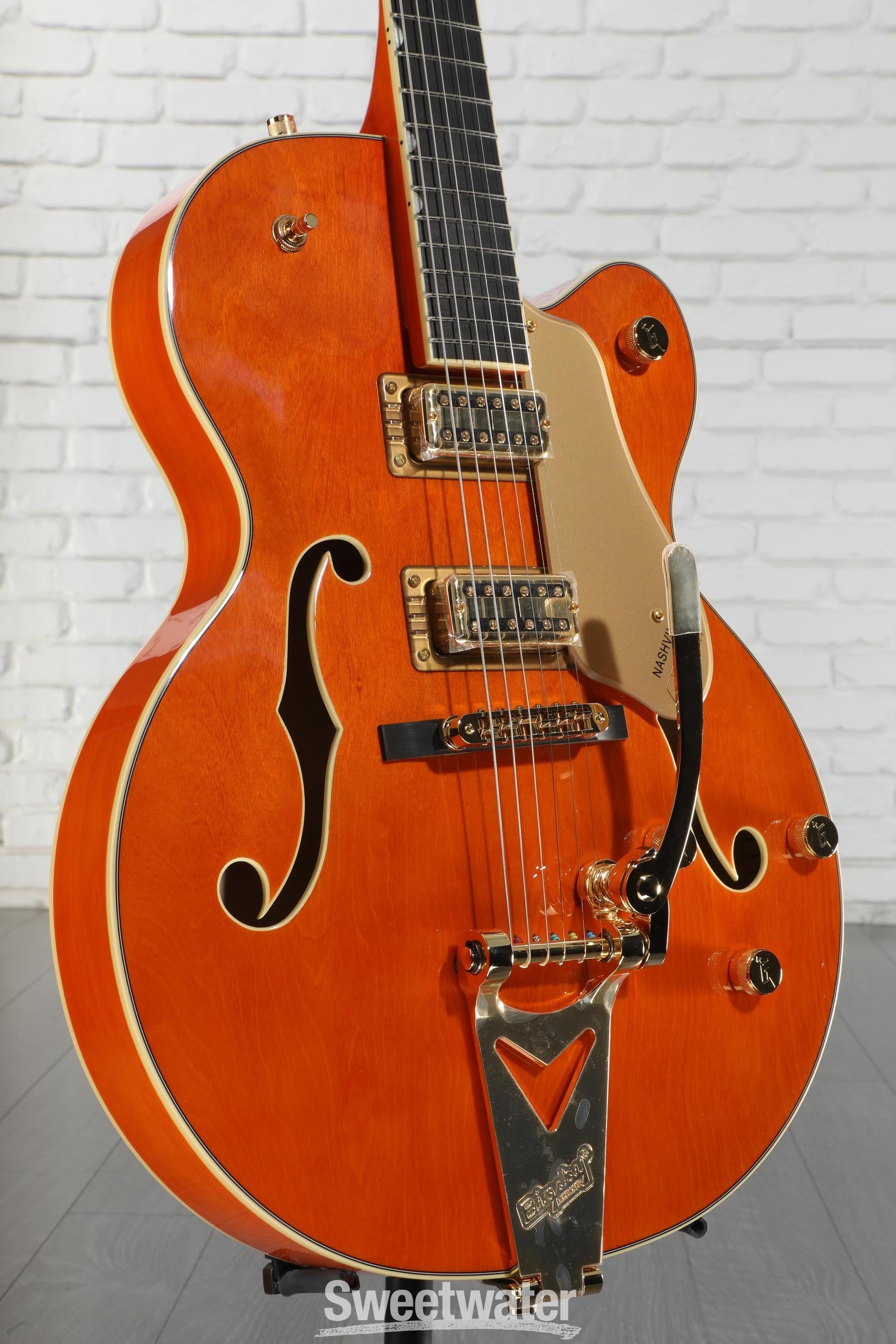 Gretsch Synchromatic Nashville Electric Guitar - '50s Orange Stain