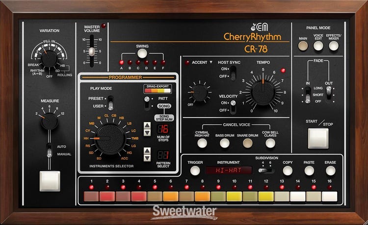 Cherry Audio CR-78 Drum Machine Software
