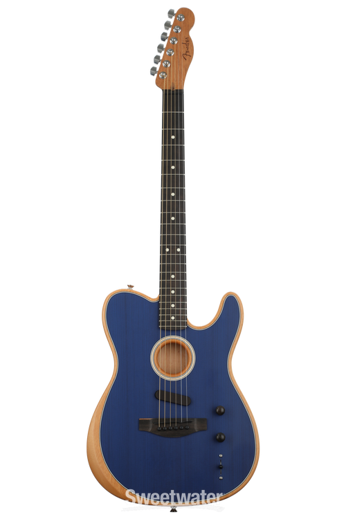 Fender Acoustasonic Telecaster - Sapphire Blue - Sweetwater