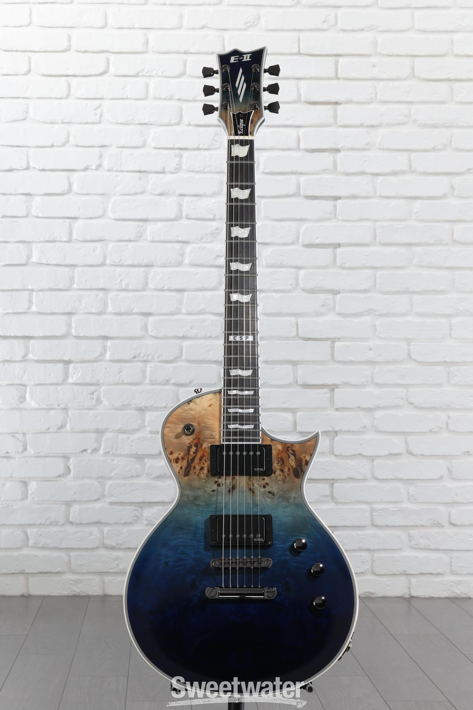 ESP E-II Eclipse - Blue Natural Fade | Sweetwater