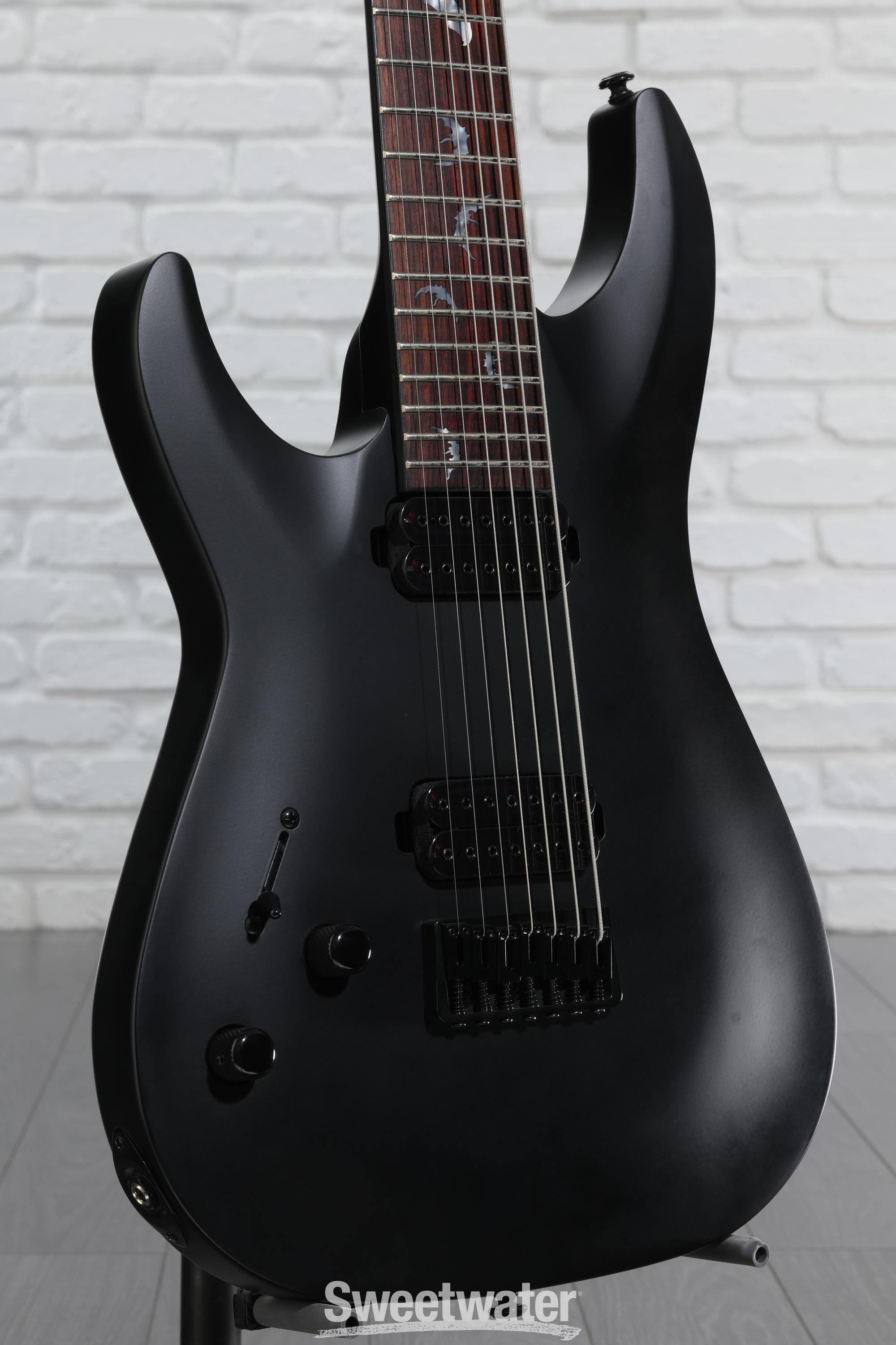 SCHECTER DAMIEN-7 サテンブラック 7弦 Schecter Damien Platinum-7 Electric Guitar Satin Black