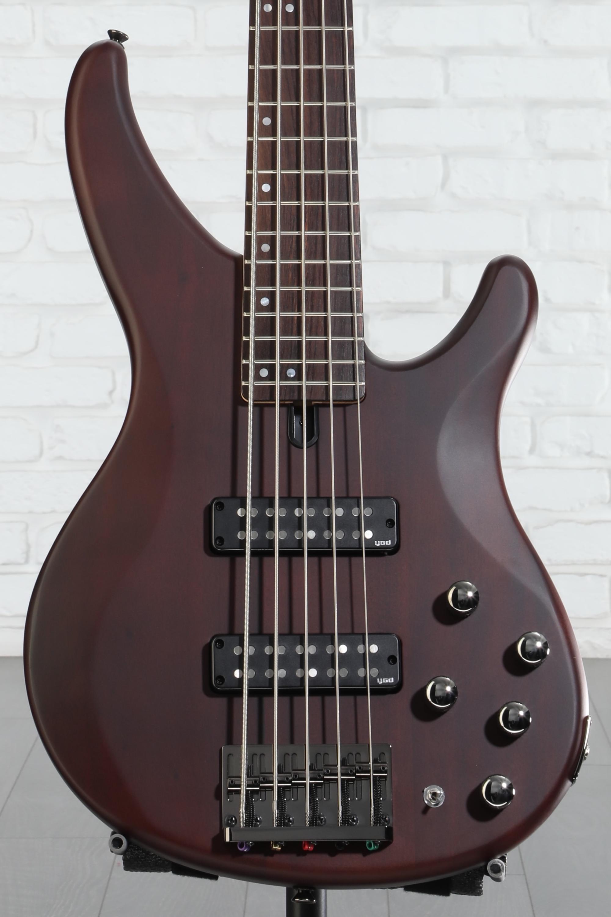 Yamaha TRBX505 5-string Bass Guitar - Translucent Brown