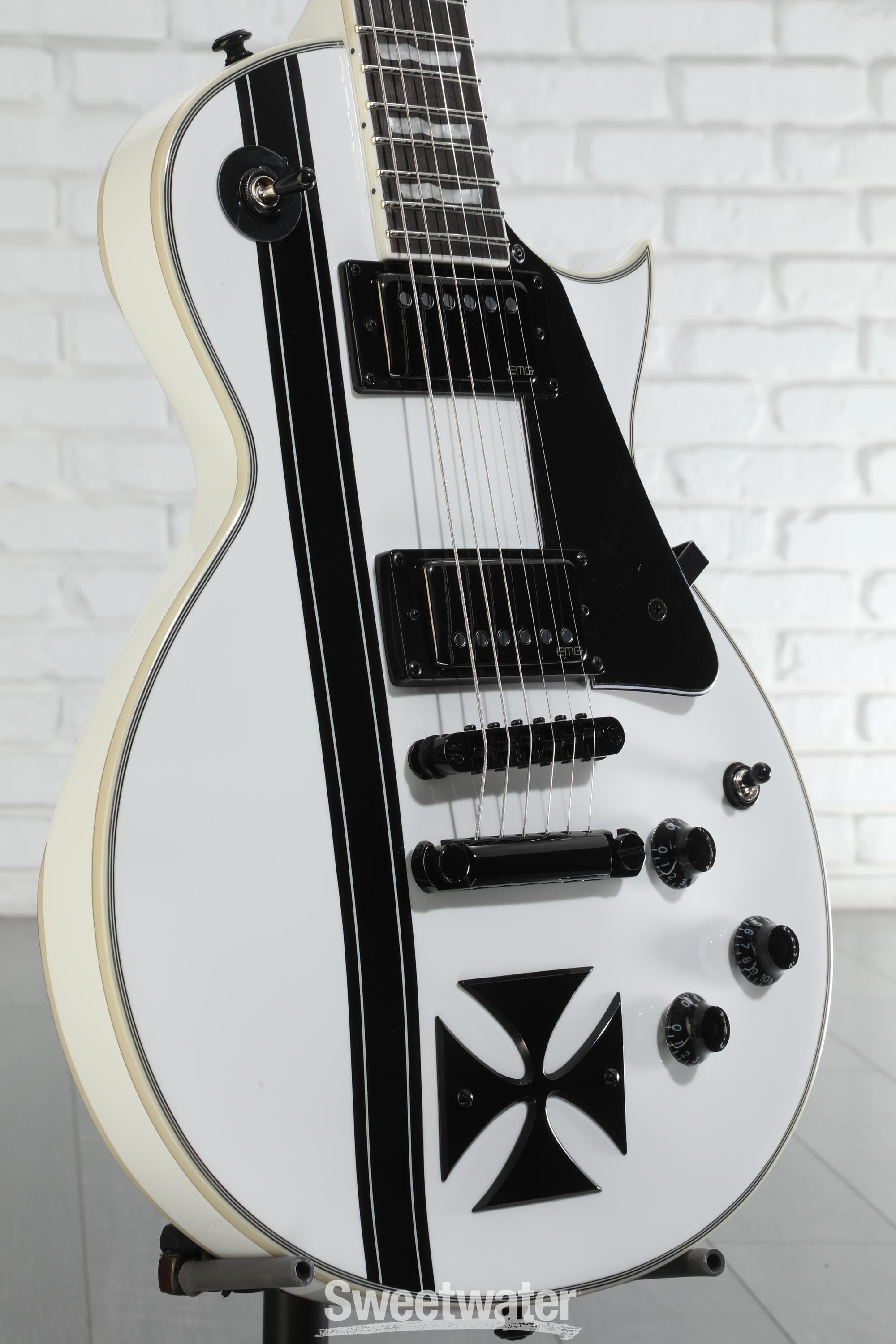 ギター ESP LTD Iron cross ESP LTD James Hetfield Iron Cross Electric Guitar (with Case)