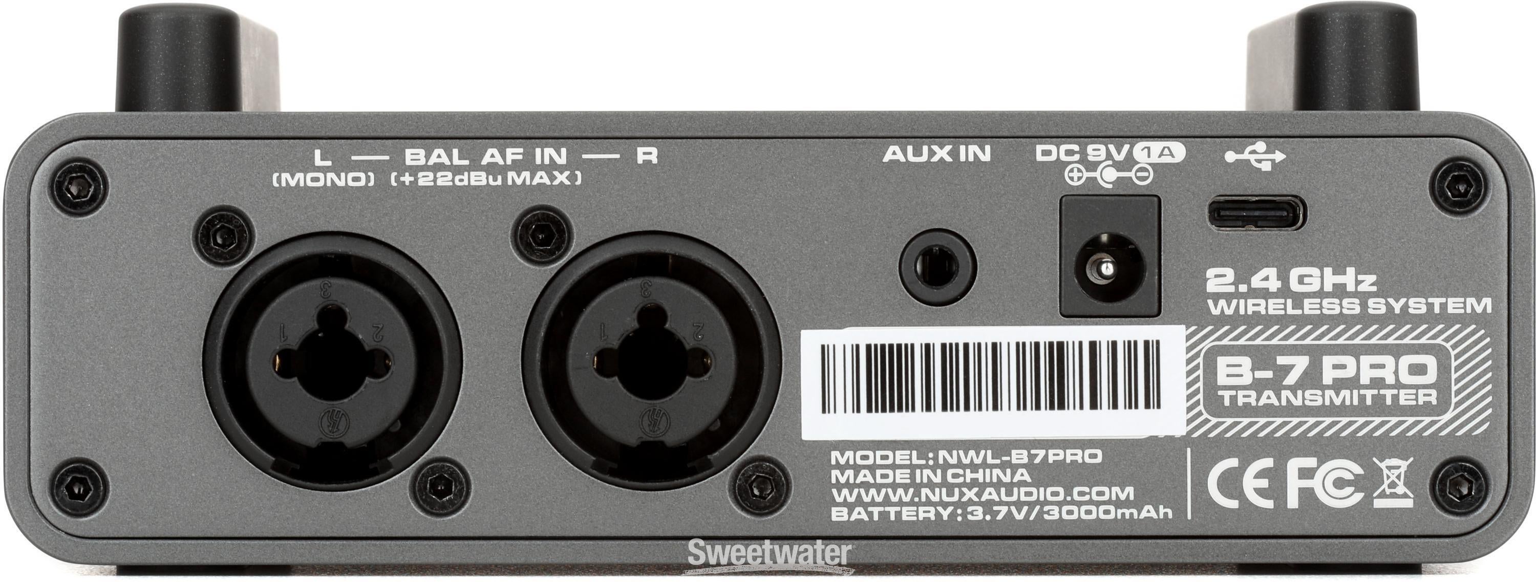 NUX B-7 PRO ワイヤレスイヤモニシステム Buy Nux B-7 PRO Wireless In-Ear Monitoring System | Sam Ash