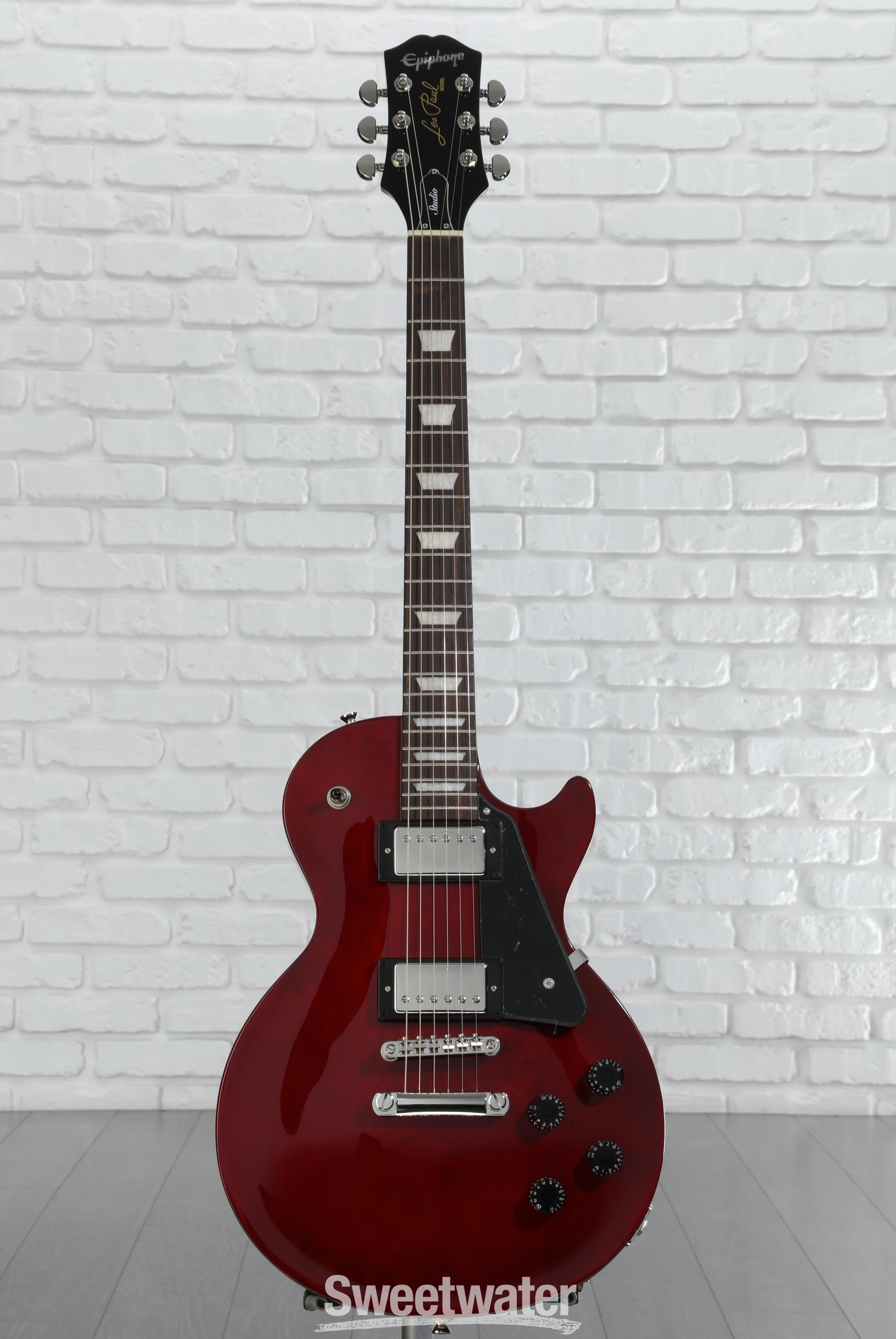Epiphone Les Paul Studio Electric Guitar - Wine Red | Sweetwater