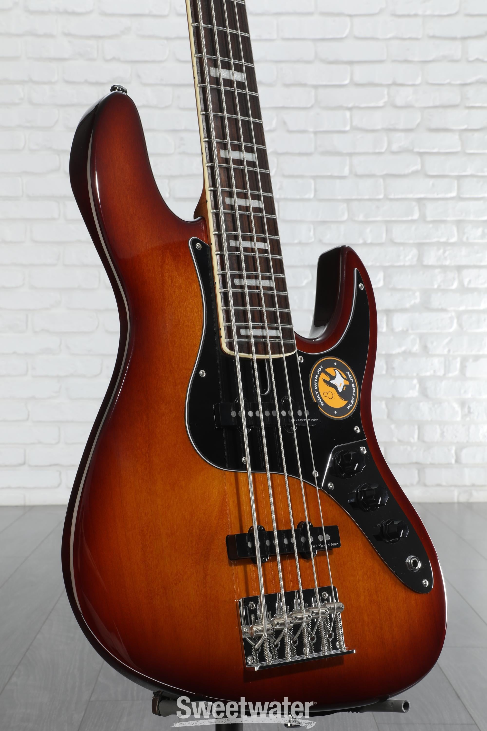 Sire Marcus Miller V5 24 5-string Bass Guitar - Tobacco
