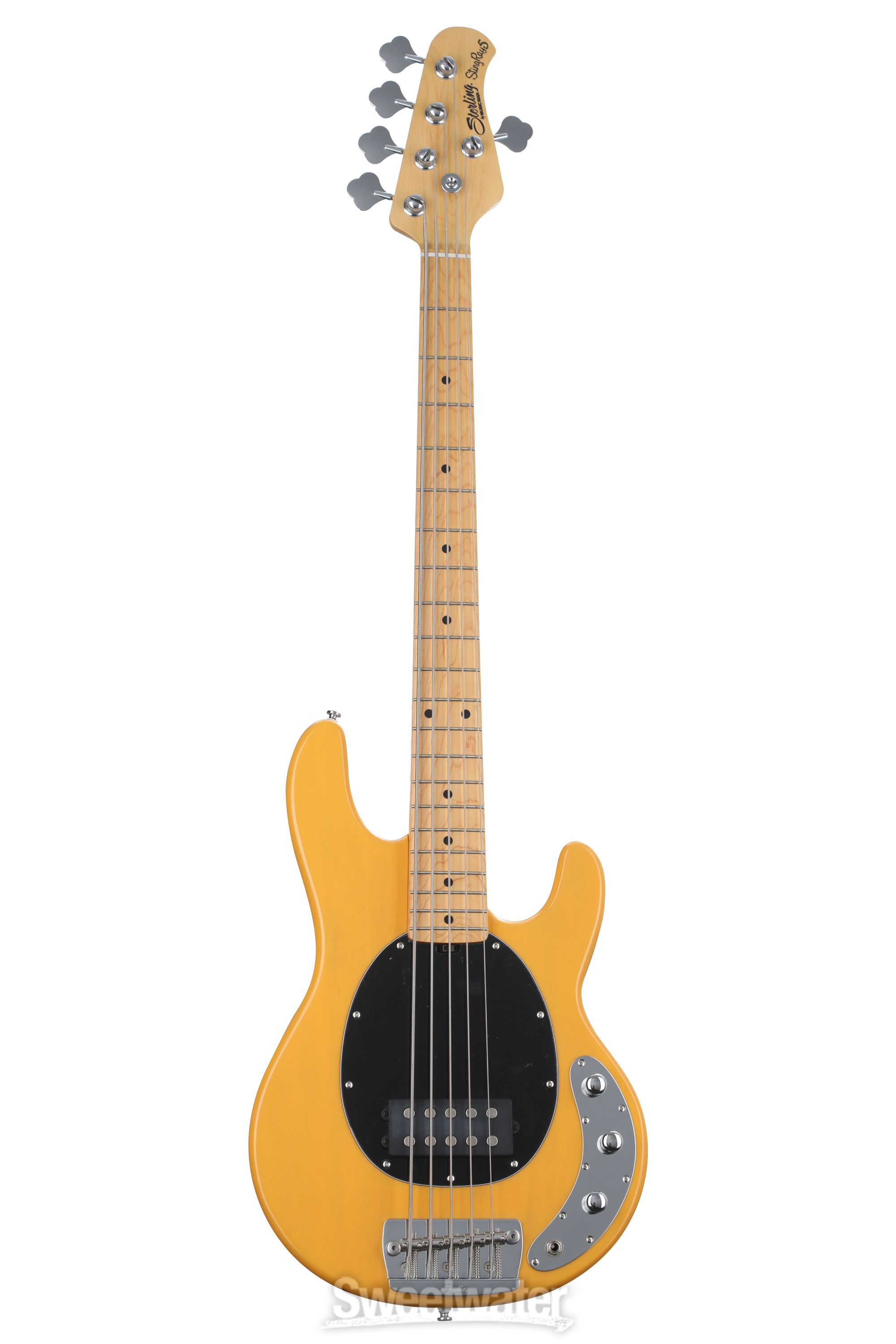 Sterling By Music Man StingRay Classic RAY25CA 5-string Bass Guitar -  Butterscotch