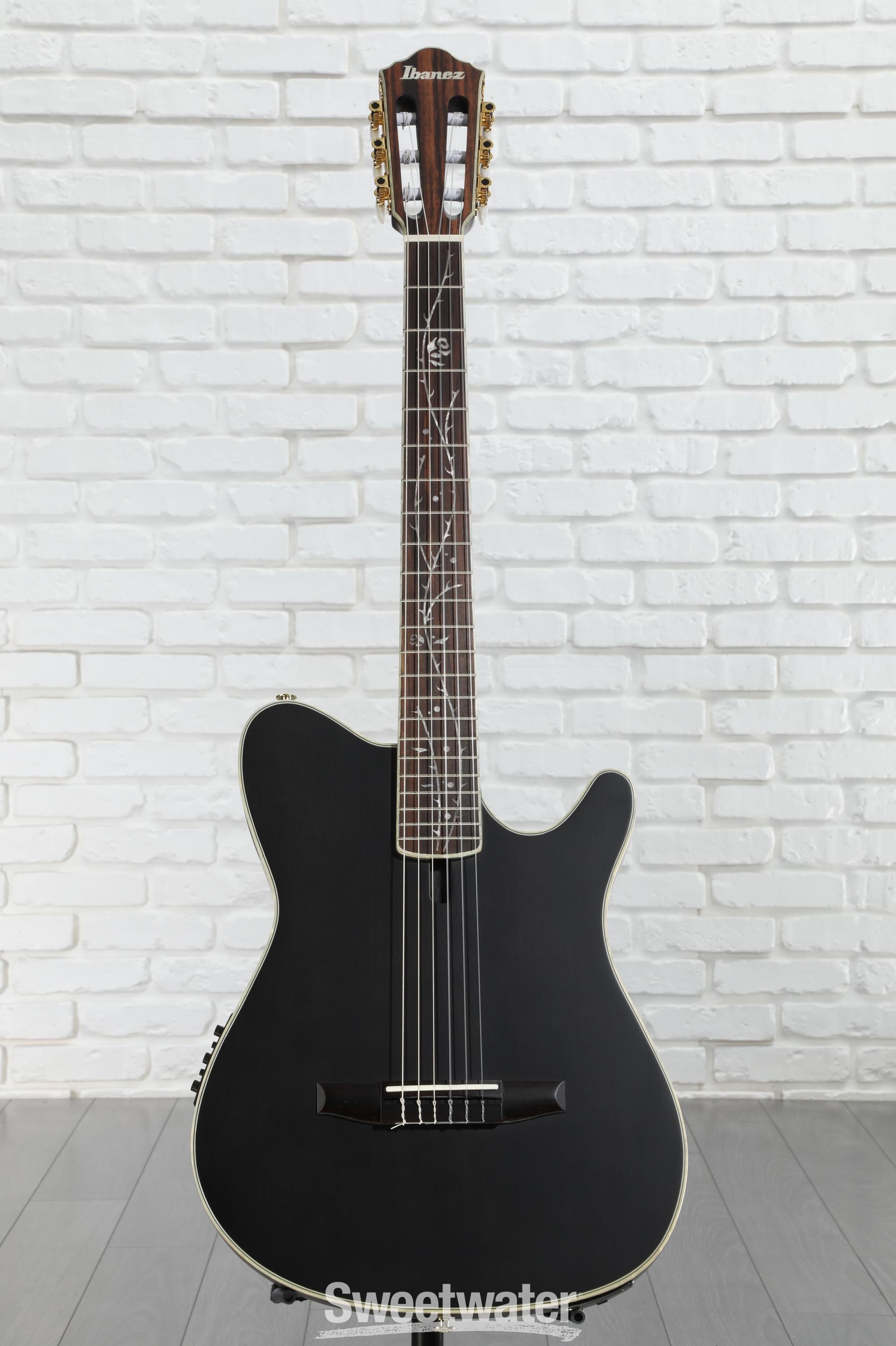 Ibanez TOD10N（Tim Henson シグネチャー / ナイロン） Ibanez Tim Henson TOD10N Nylon Transparent Black Flat for