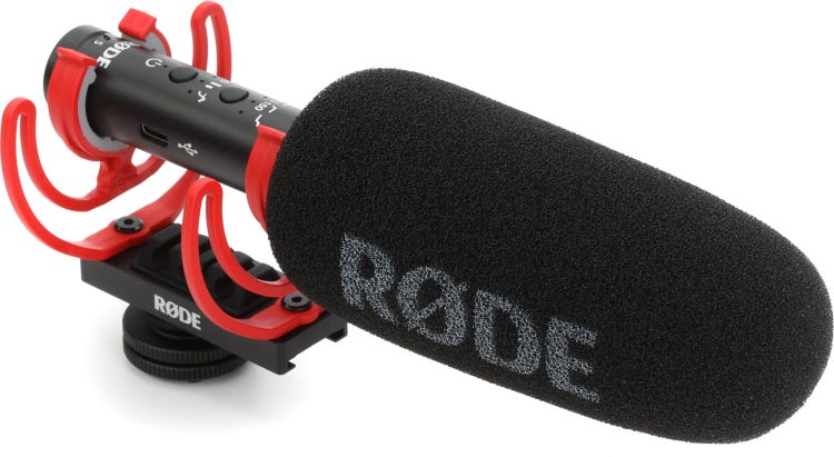 Rode VideoMic Pro R Camera-mount Shotgun Microphone