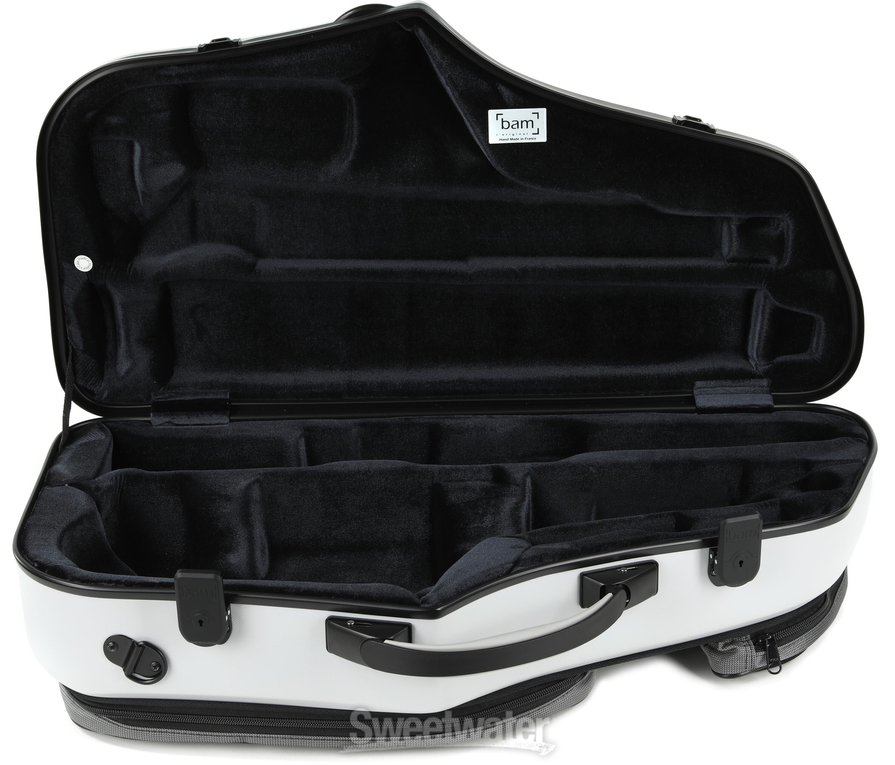 BAM 4120XL Hightech Alto and Soprano Saxophone Case - Light Grey