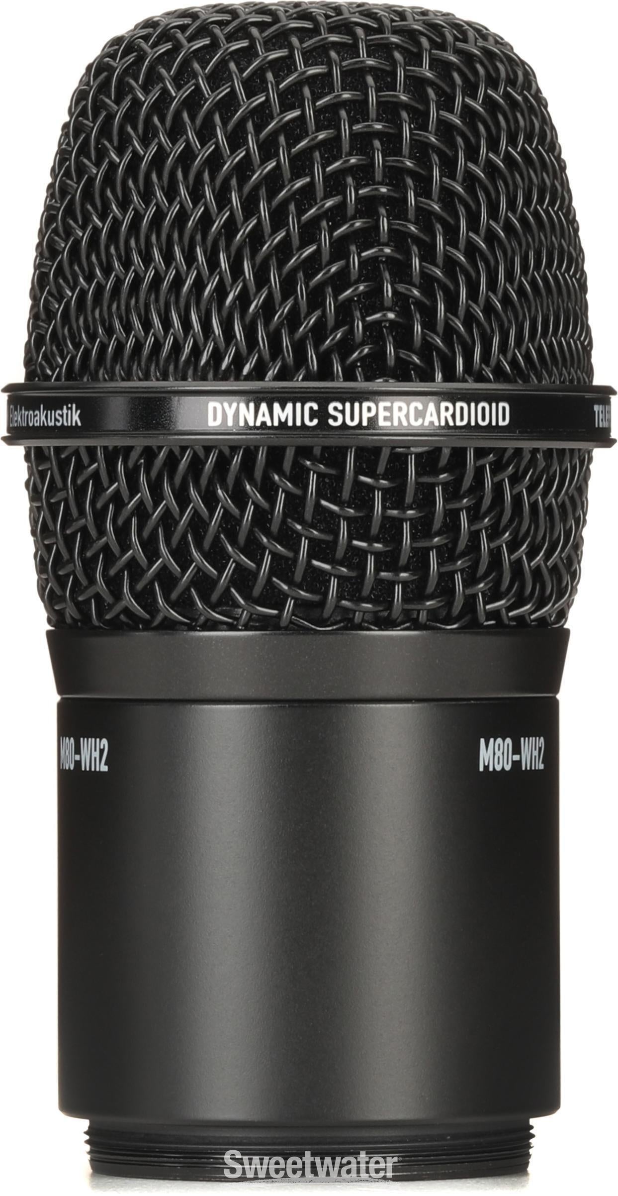 Telefunken M80-WHB2 Wireless Mic Capsule - Black | Sweetwater