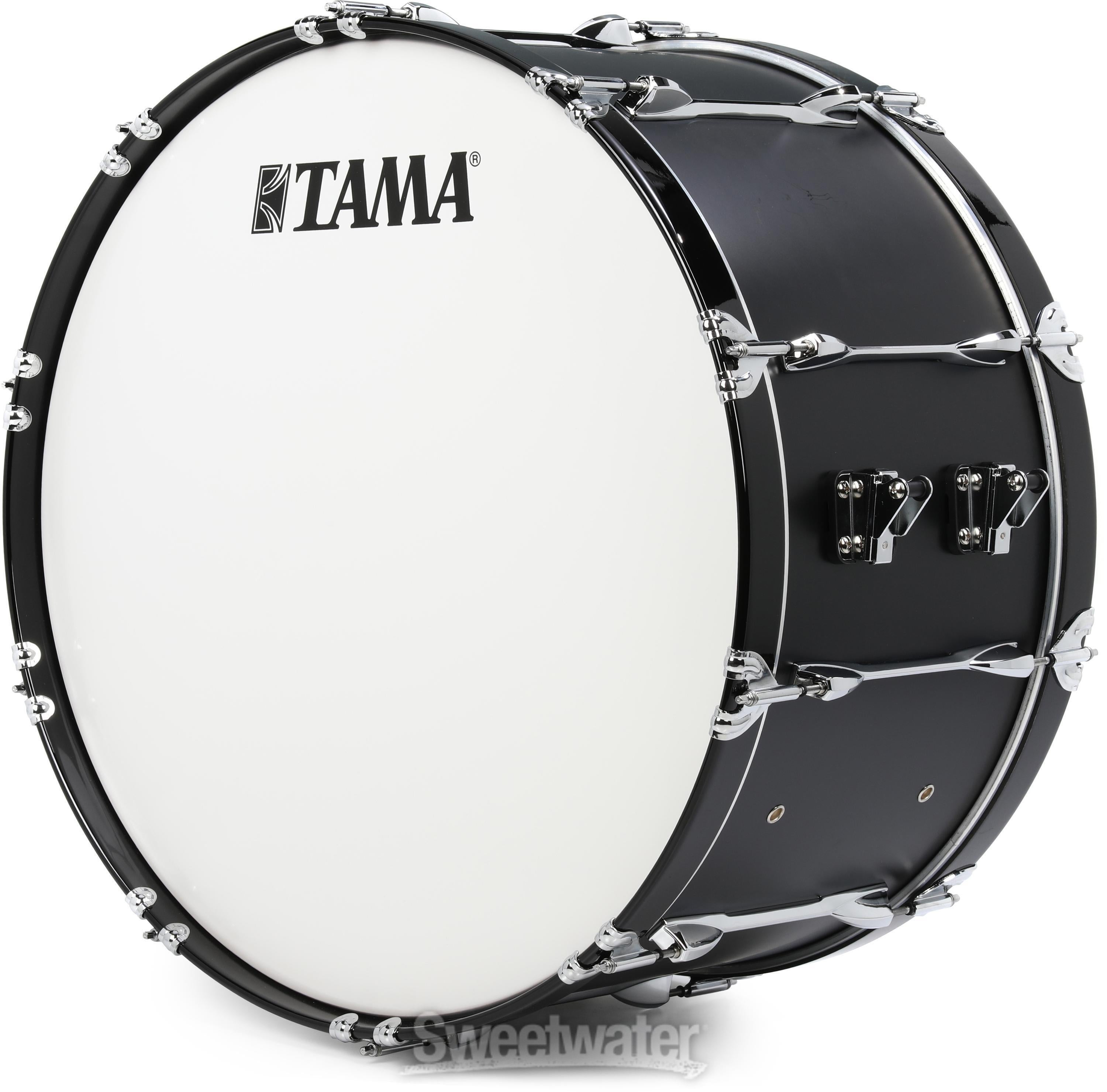 Tama Fieldstar Marching Bass Drum - 14 x 28 inch - Satin Black