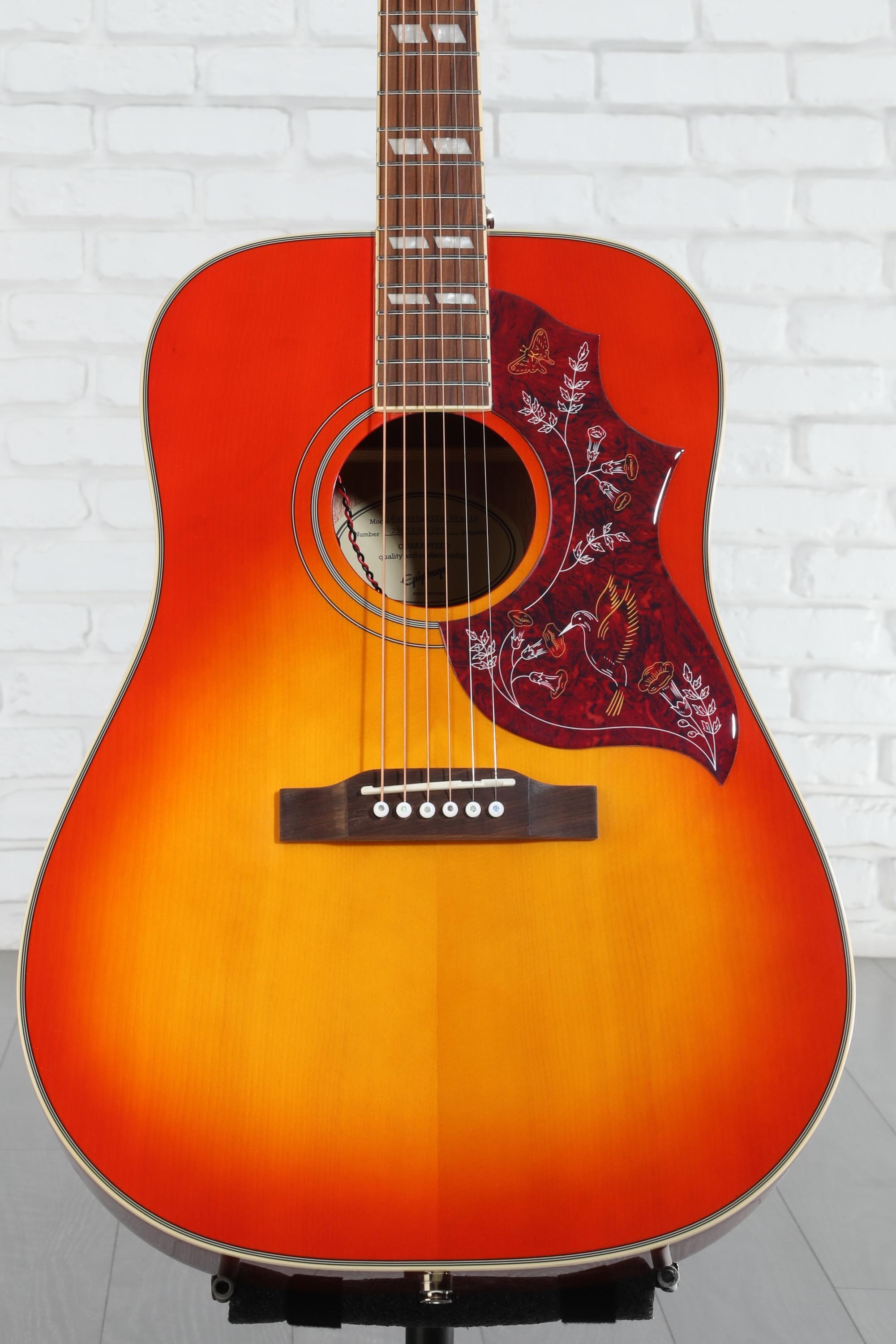 Epiphone Hummingbird Studio Acoustic-Electric Guitar - Faded