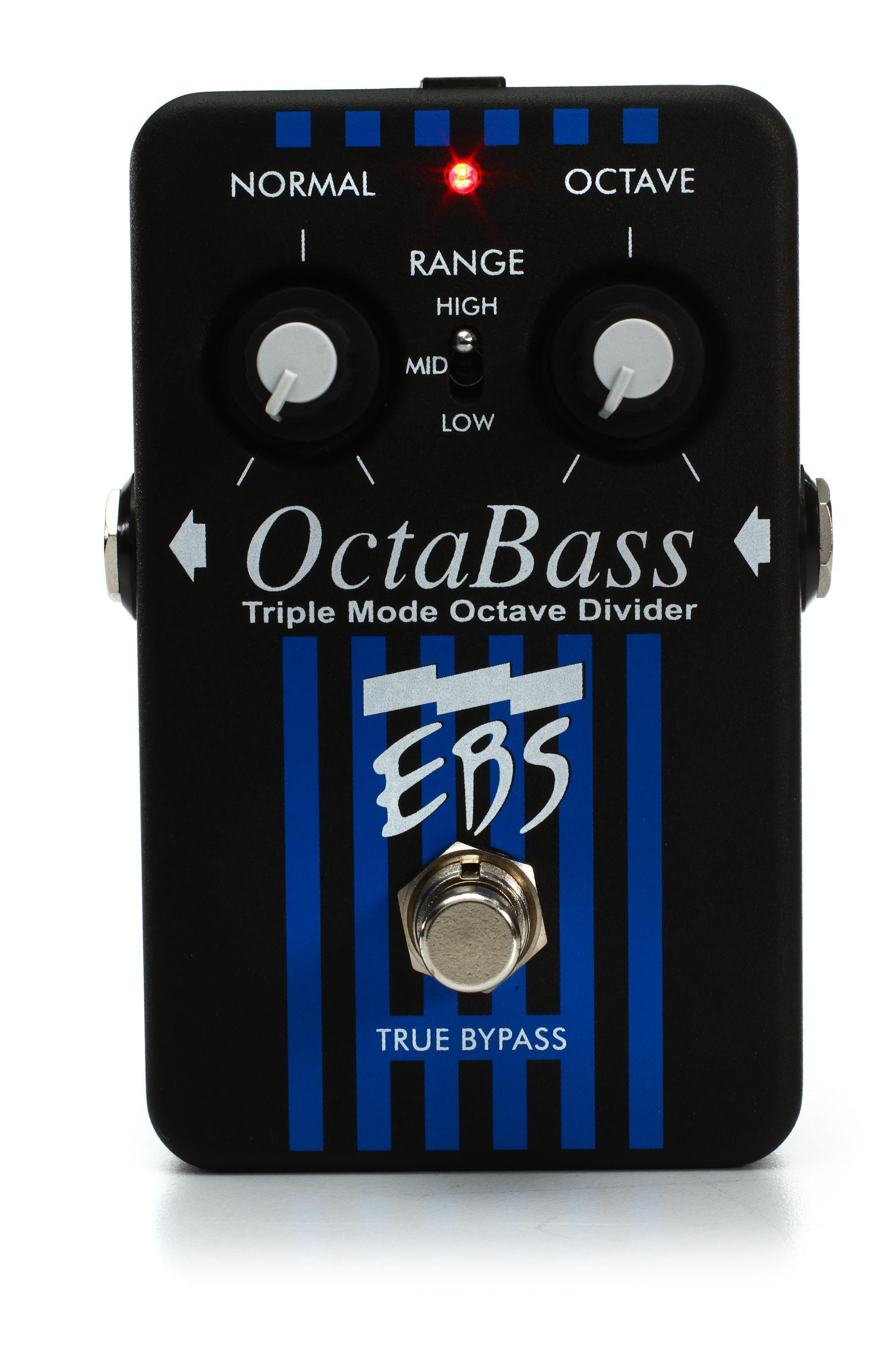 EBS octabass エフェクター EBS OctaBass Octave Divider Pedal | Sweetwater