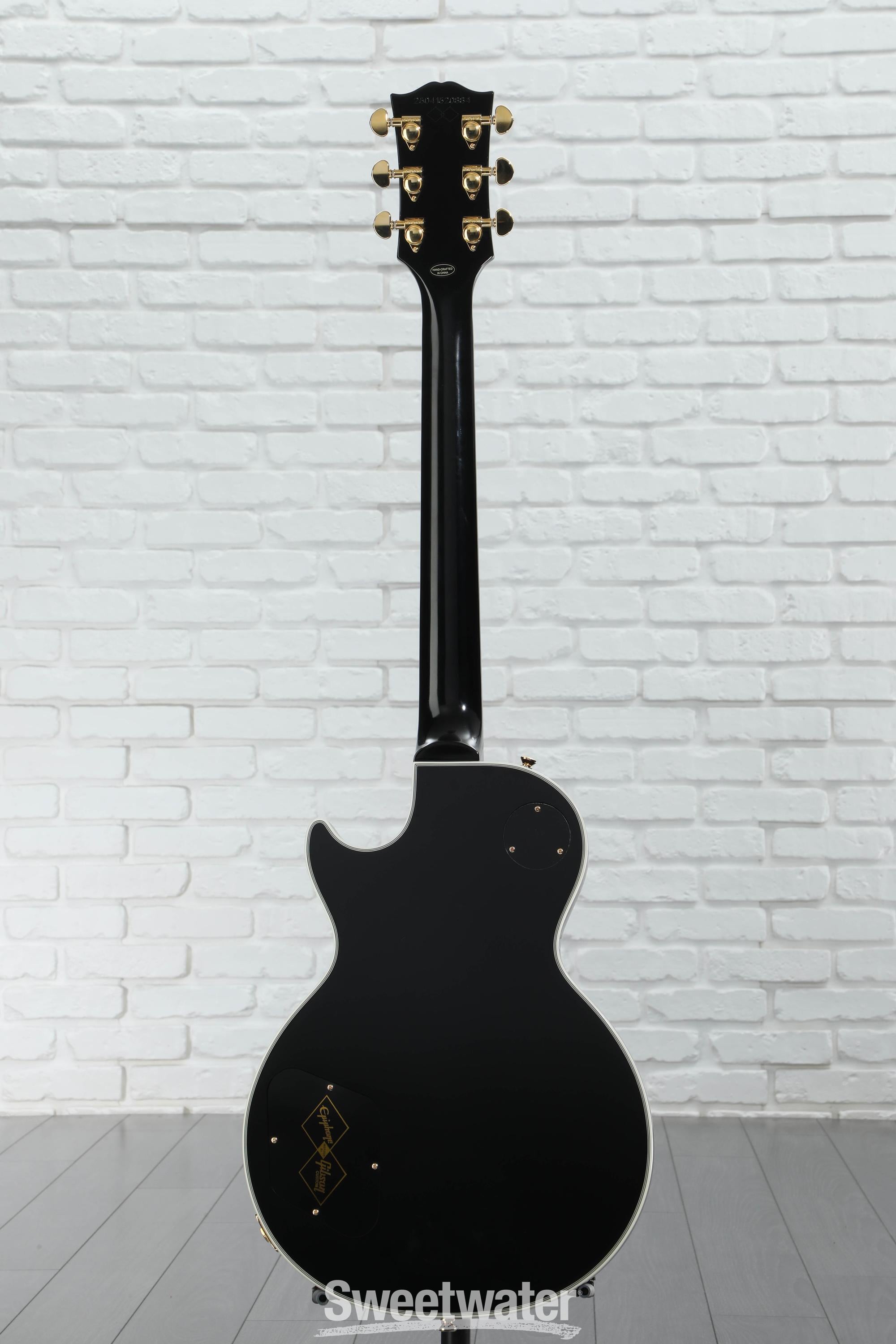 ギター Epiphone Les Paul Custom Quilt Epiphone Les Paul Custom Quilt Electric Guitar - Cobra Burst