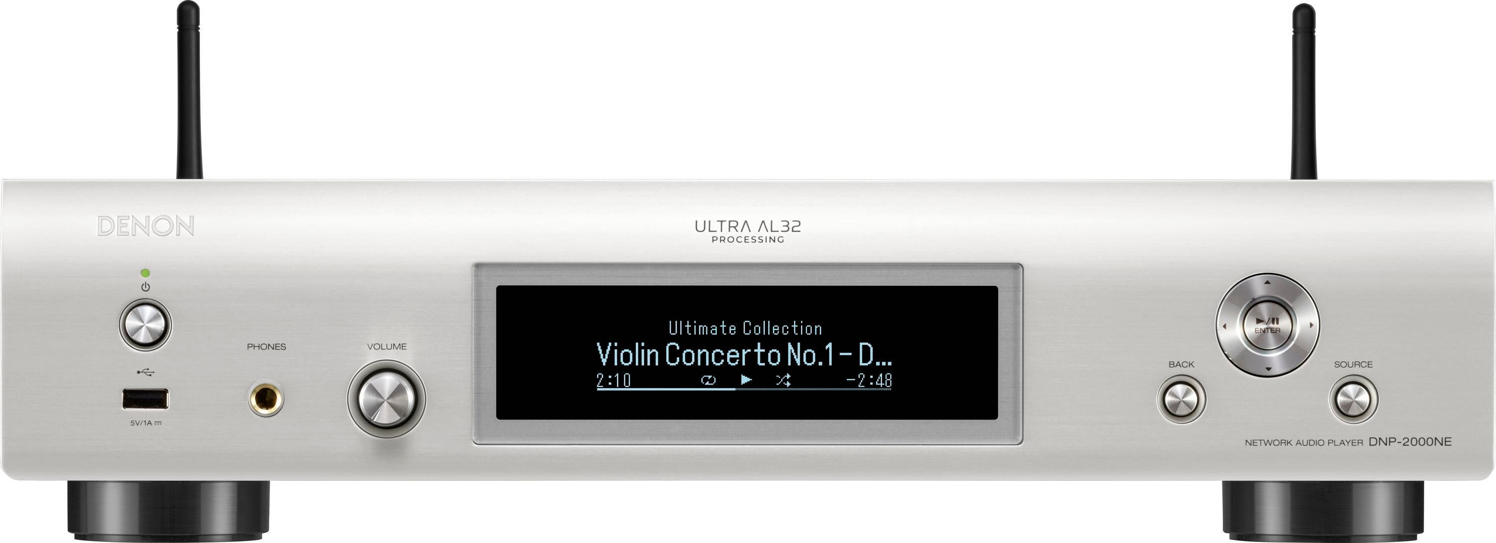 Denon DNP-2000NE High-resolution Audio Streamer with HEOS - Silver