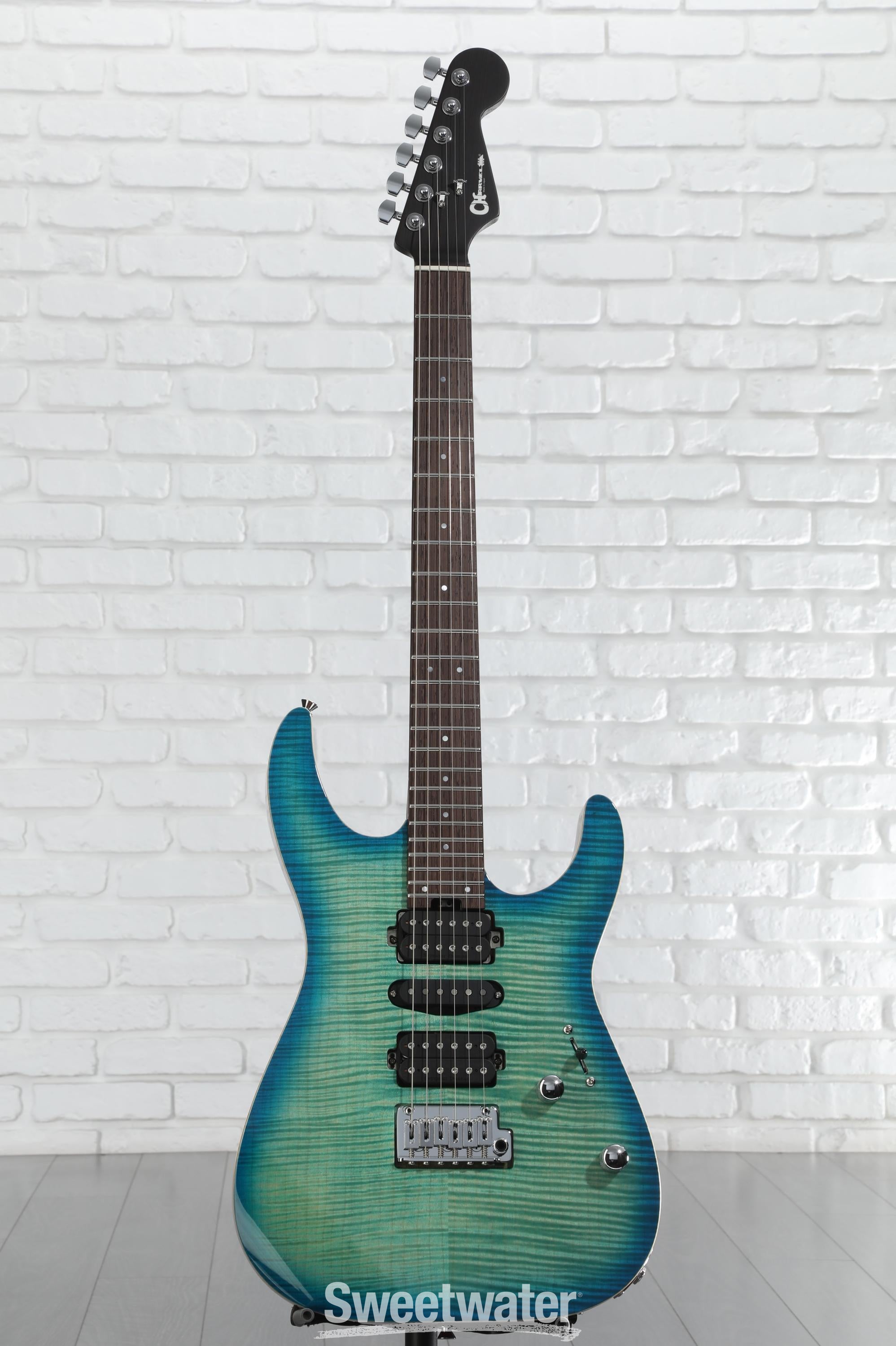 Charvel MJ DK24 HSH 2PT Electric Guitar - Caribbean Burst