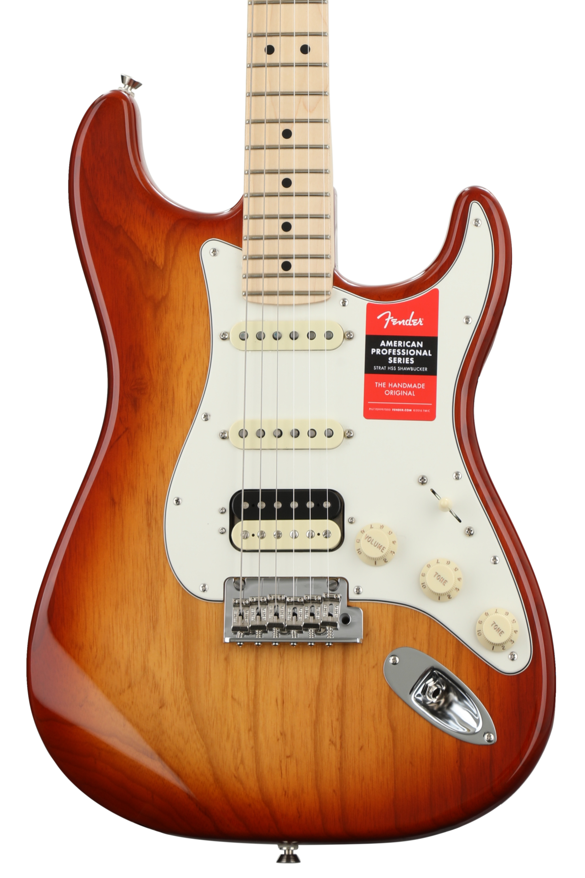 Fender American Professional HSS Shawbucker Stratocaster - Sienna